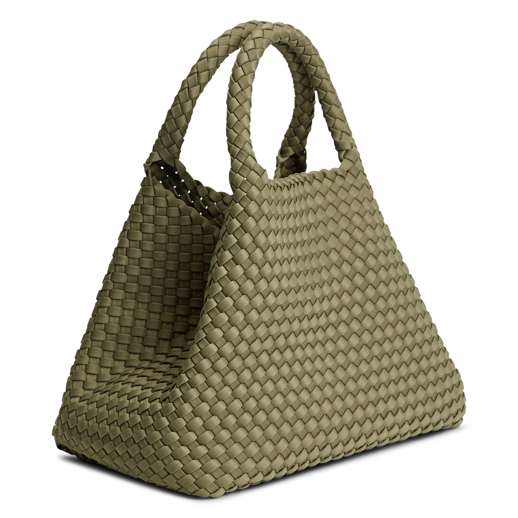 Geflochtene Handtasche MARREA Grun