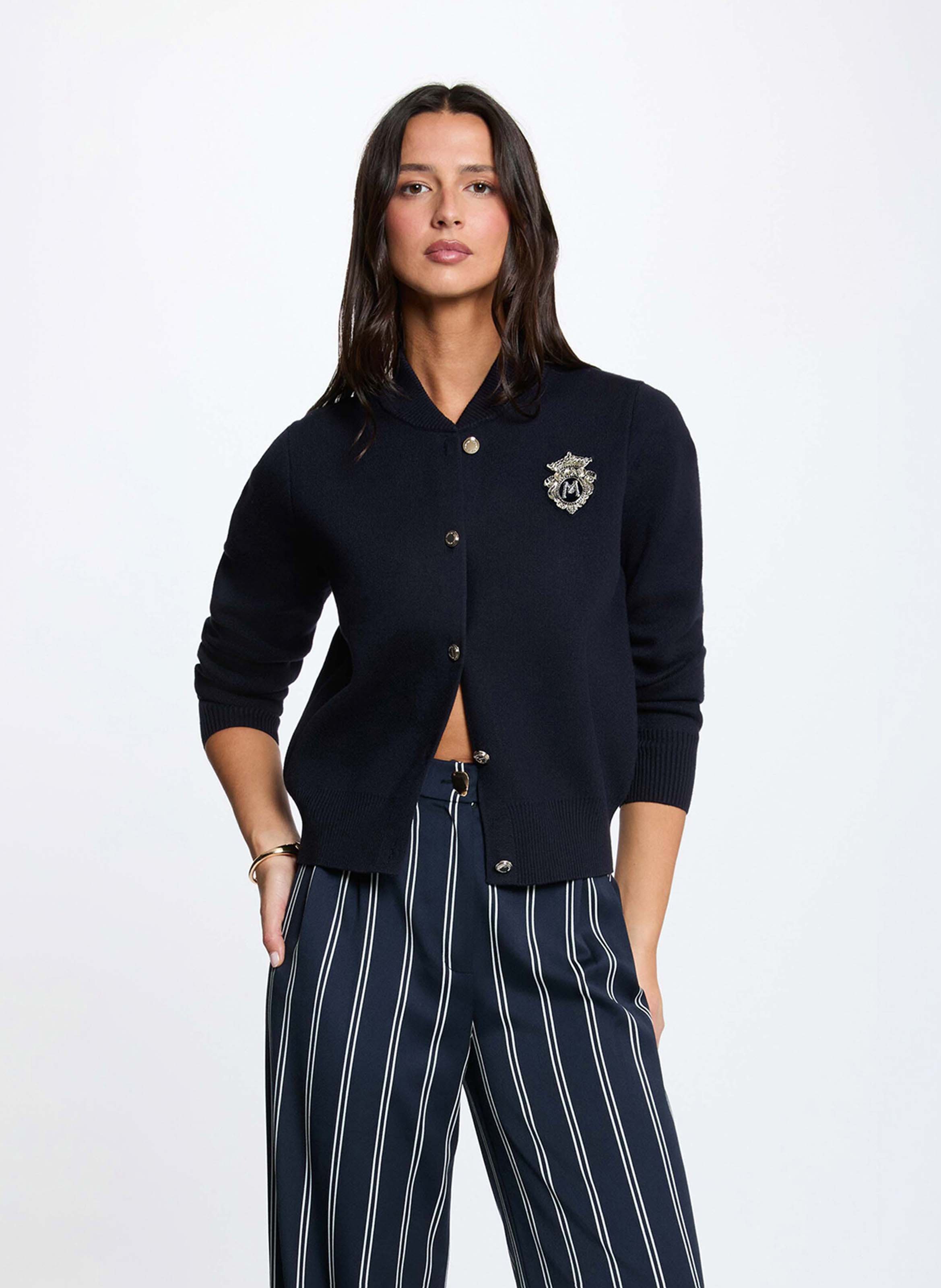 Teddy kraag vest MORGAN