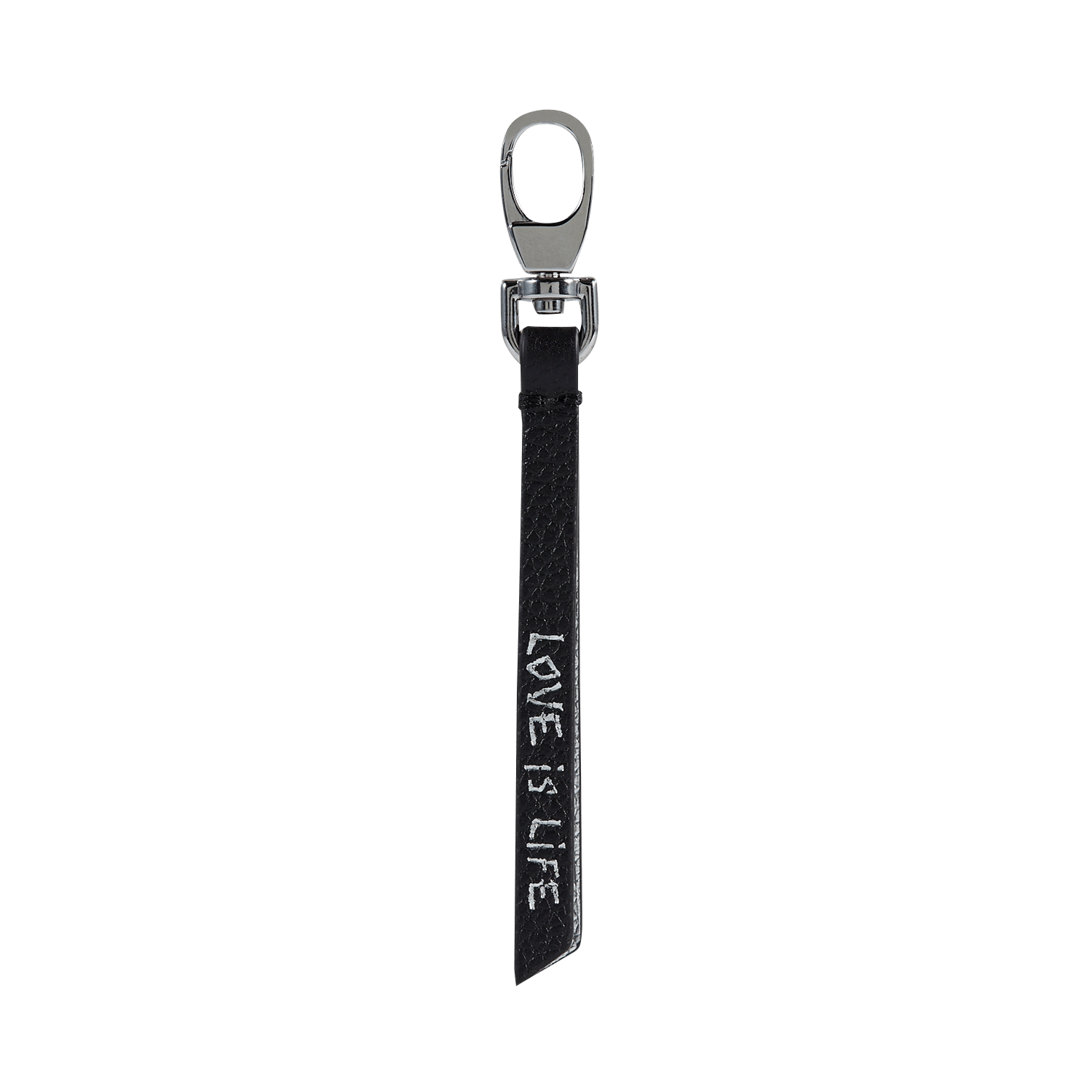 Leather keyring ZADIG&VOLTAIRE Black