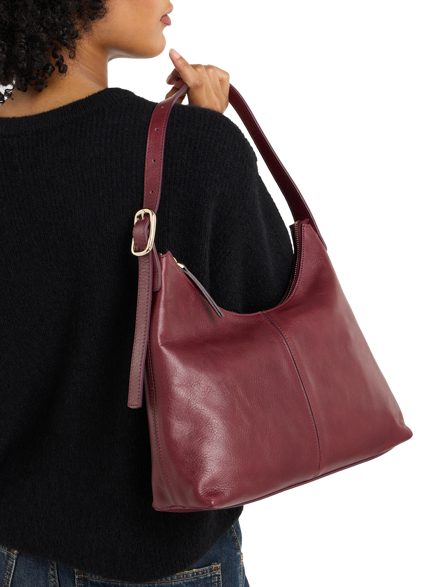 Cara leather handbag SAISON 1865 Red