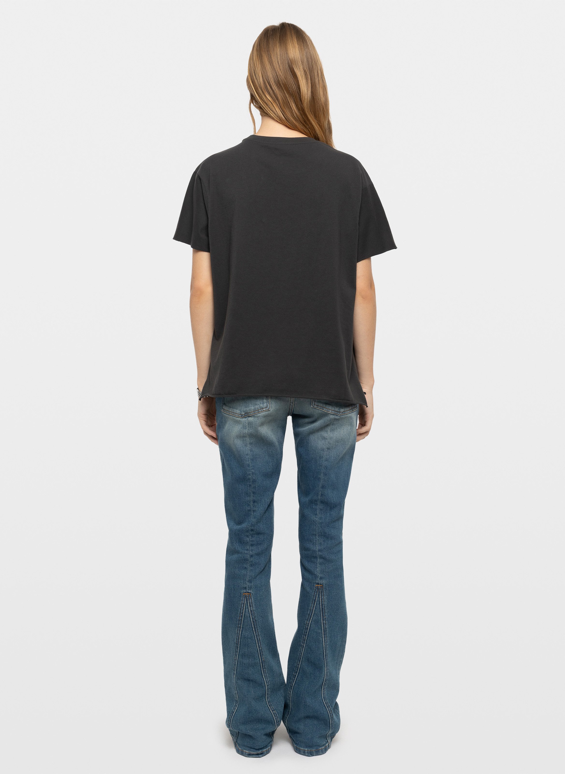 T-shirt sérigraphié en coton ZADIG&VOLTAIRE Gris