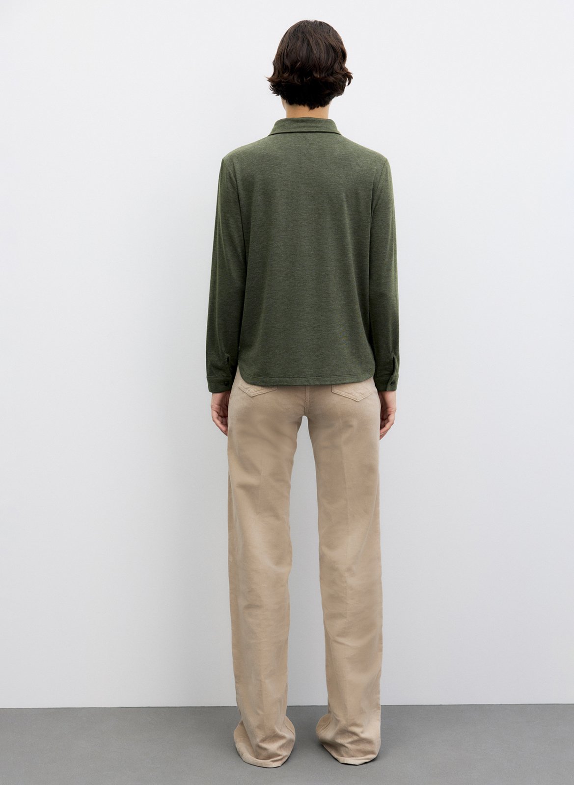 Gerade geschnittenes Hemd mit klassischem Kragen und Taschen GERARD DAREL Khaki