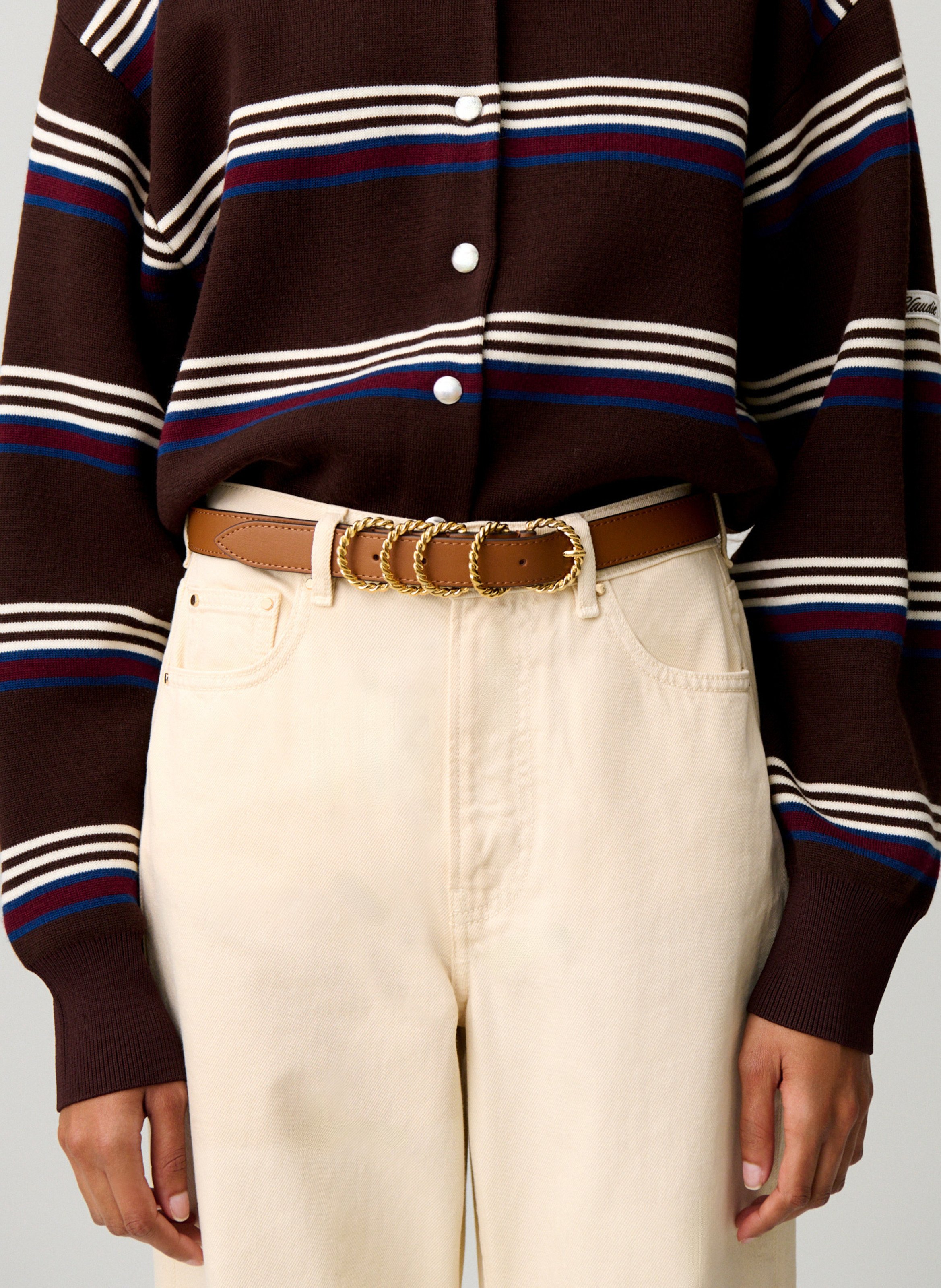 Ceinture fantaisie CLAUDIE PIERLOT Beige