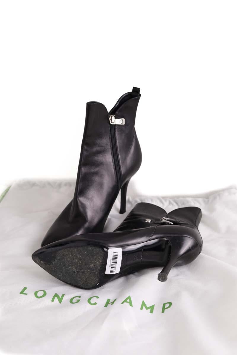 Buckle boots LONGCHAMP - Seconde Main Black