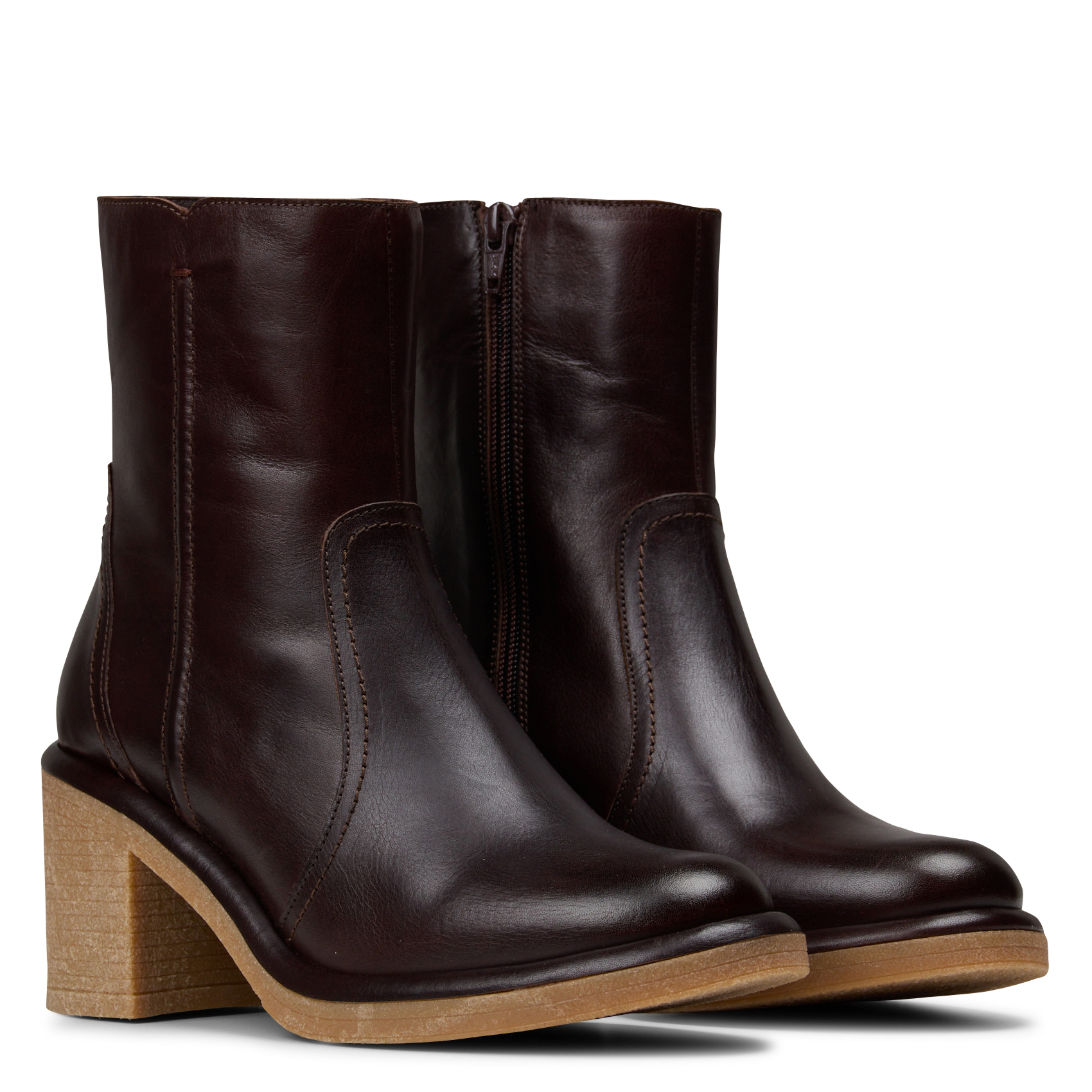 Suede leather ankle boots MELLOW YELLOW Brown