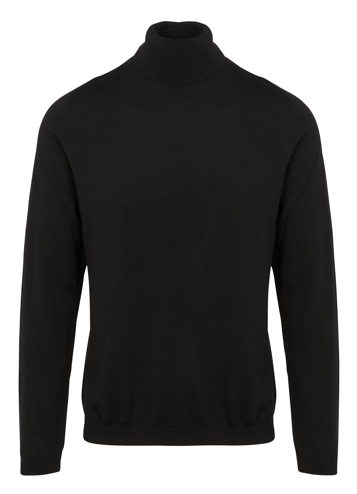 Rollkragenpullover aus Wolle, Regular Fit AU PRINTEMPS PARIS Schwarz