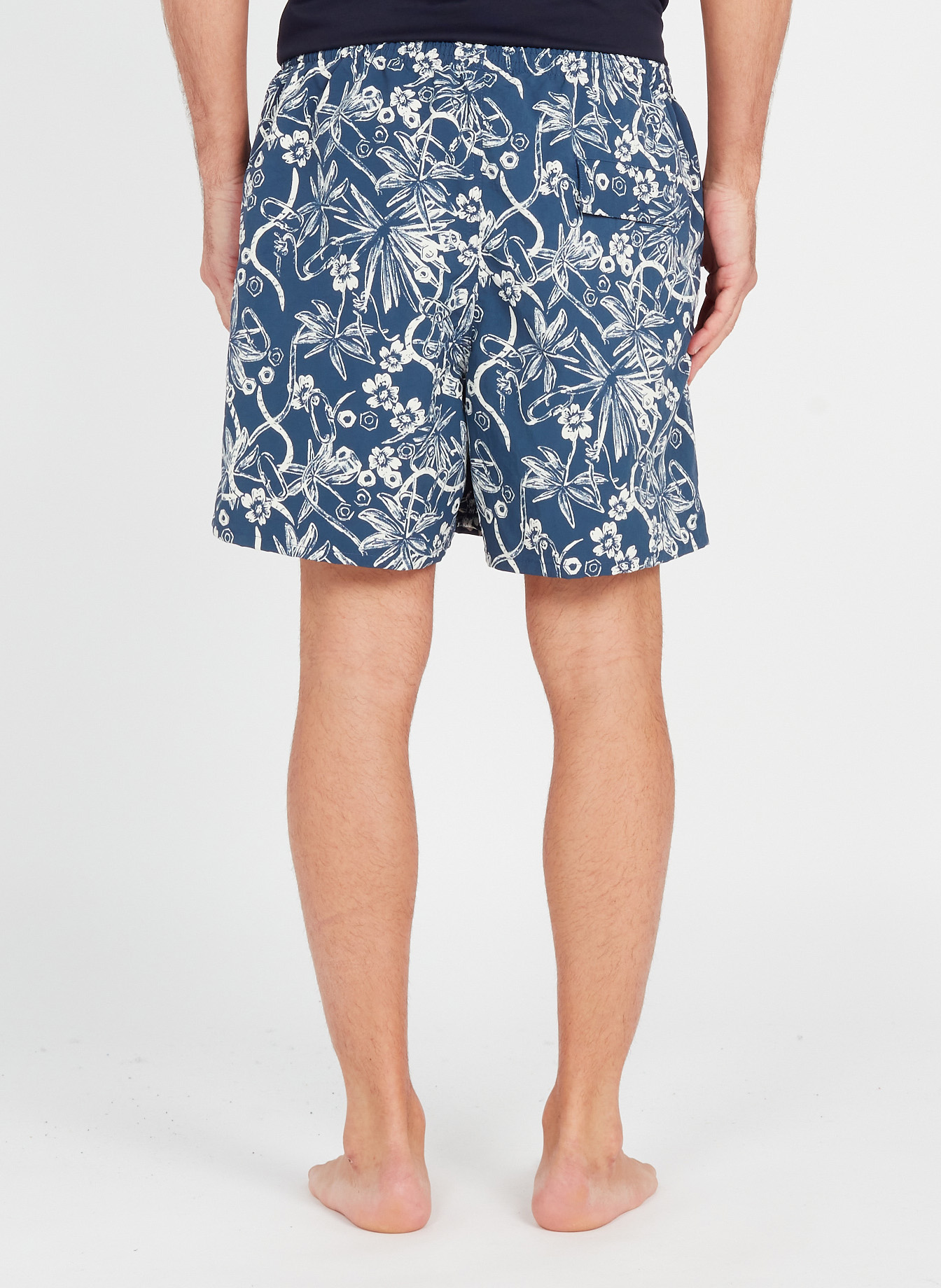 Rundhals-T-Shirt aus Baumwolle, Regular Fit AU PRINTEMPS PARIS Blau