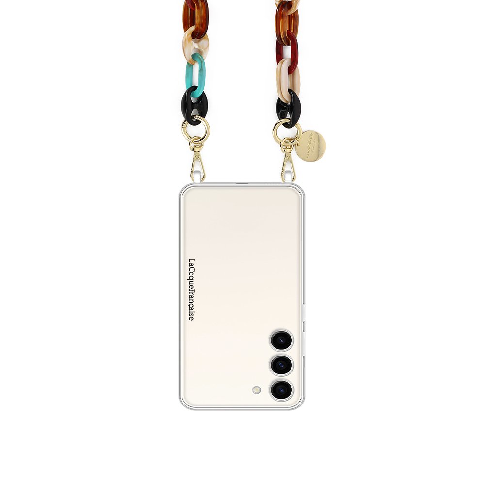 Phone case with rings for galaxy s23. LA COQUE FRANCAISE Silver