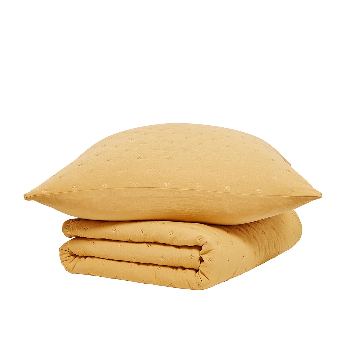 Boutis bedspread TODAY LINGE DE MAISON Yellow