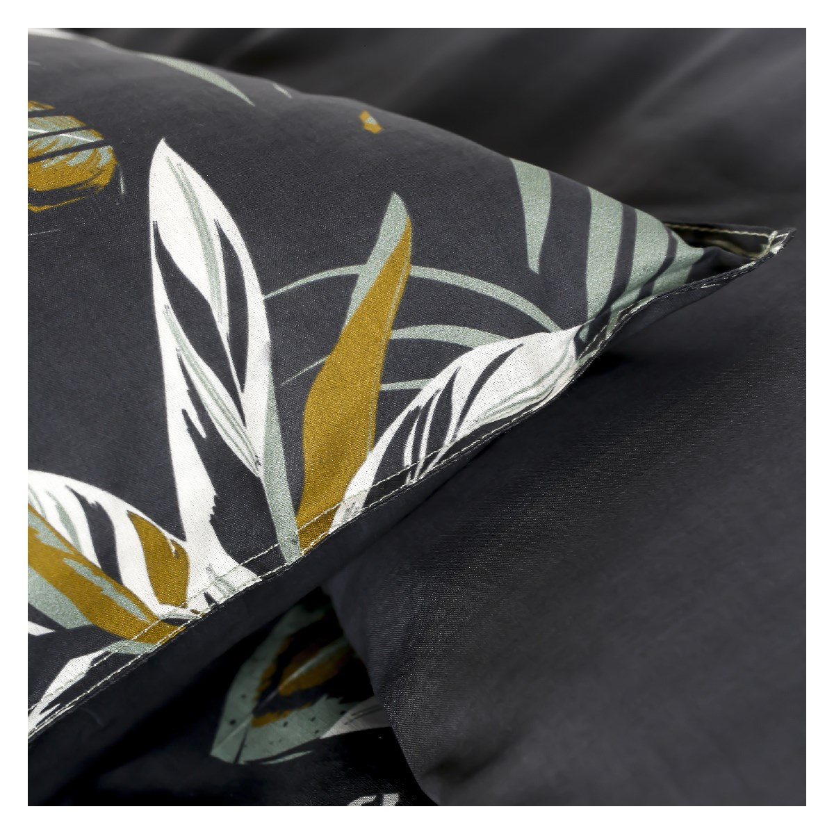 Printed cotton bedding set TODAY LINGE DE MAISON Blue