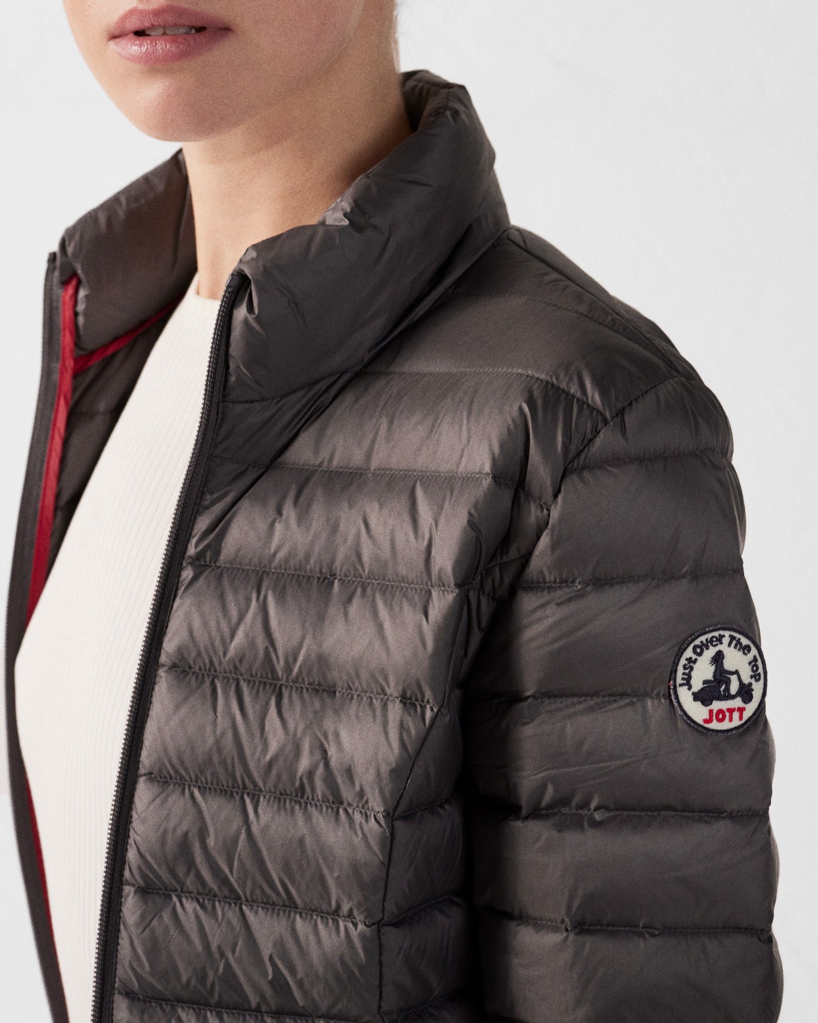 Lightweight down jacket JOTT Grey