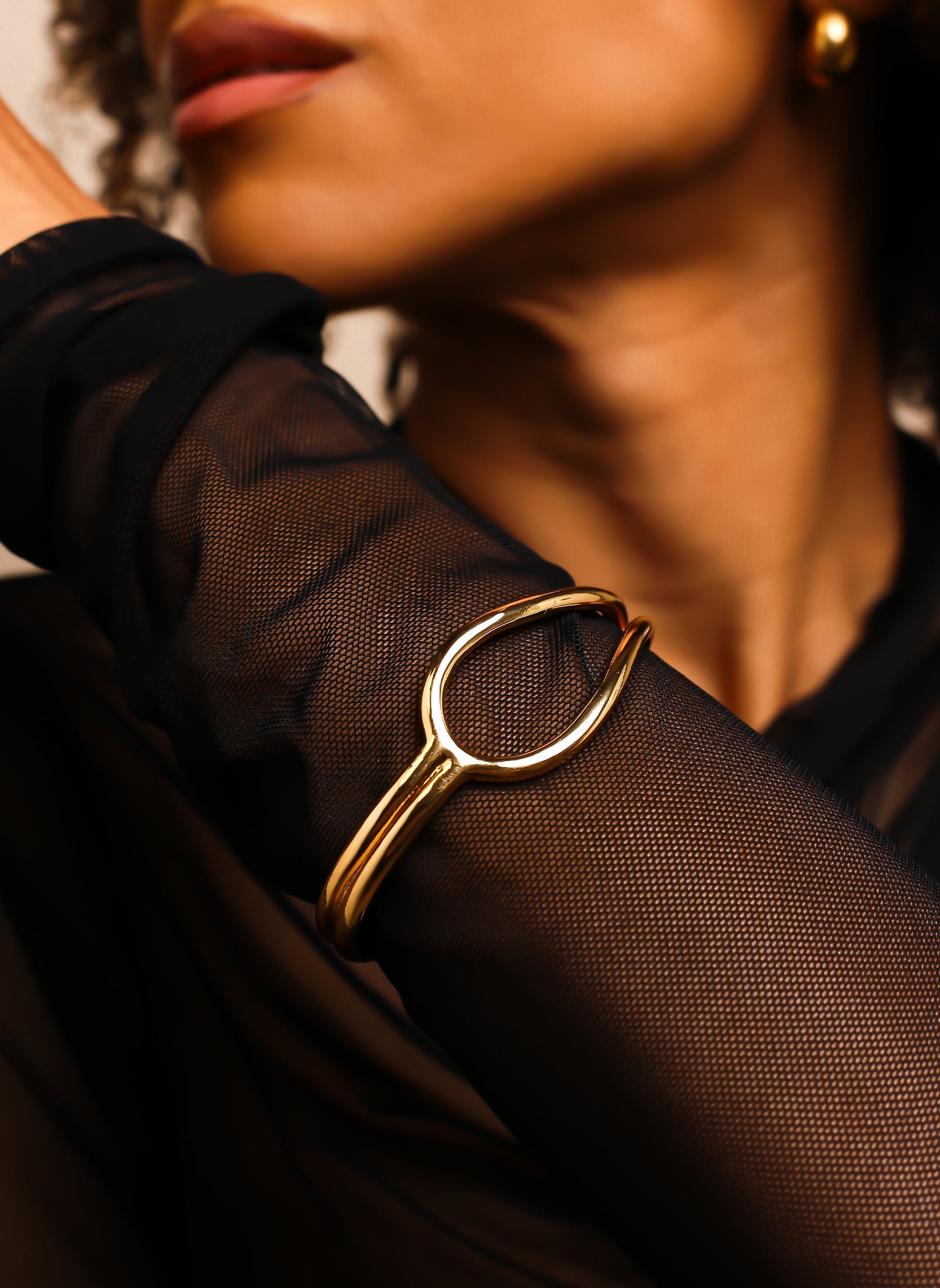 Bangle AEC Paris Golden