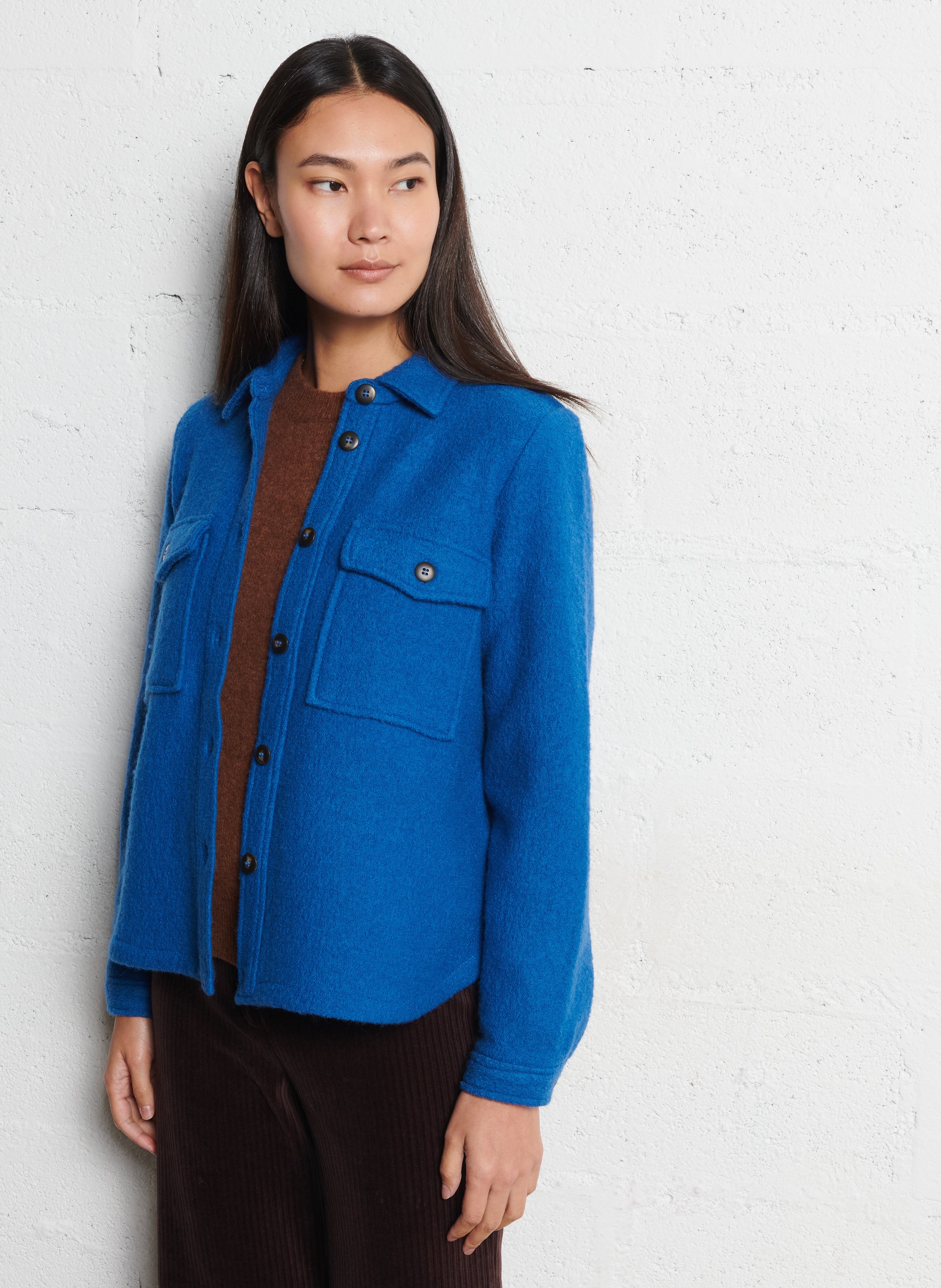 Veste droite en laine NICE THINGS