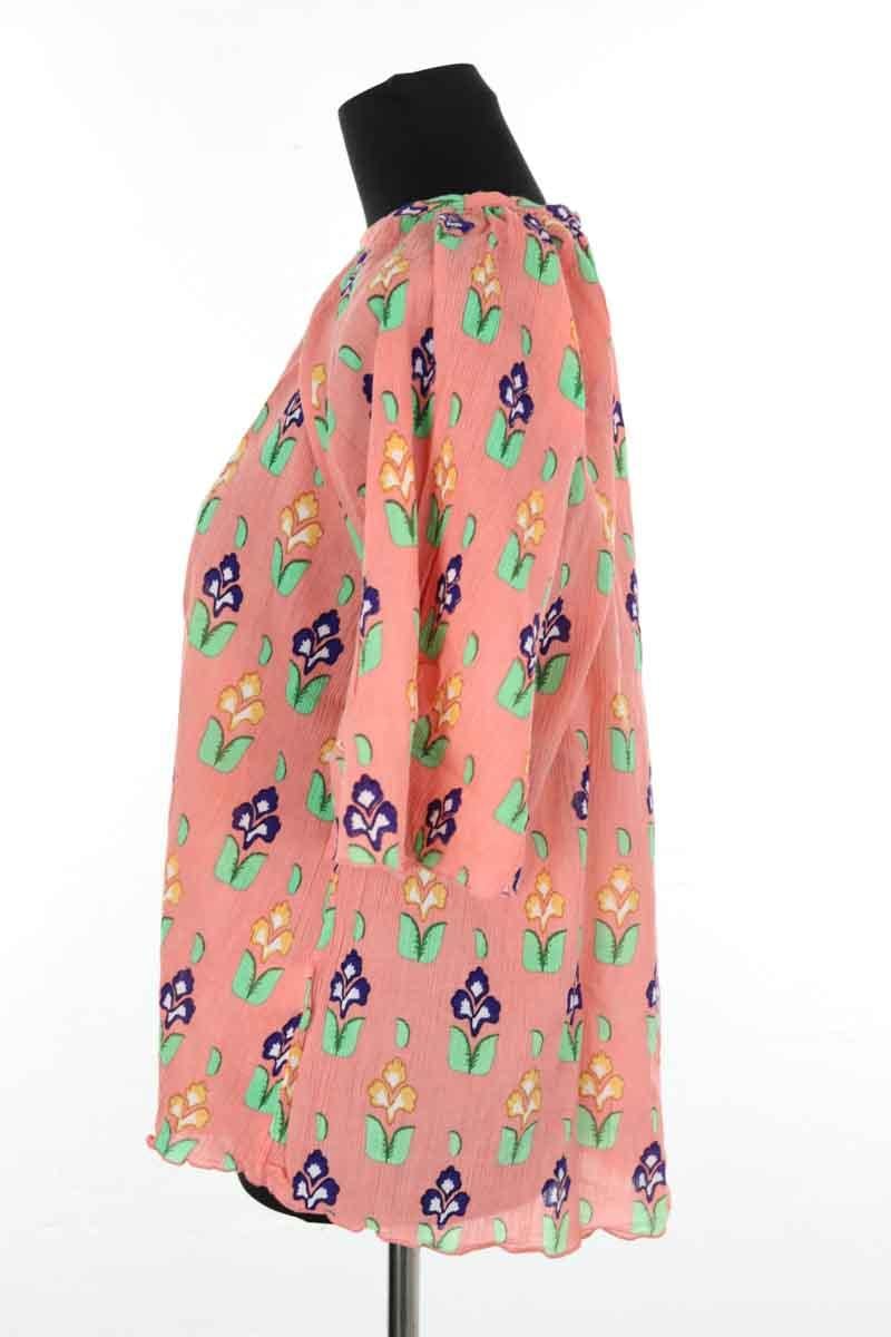 Cotton blouse ANTIK BATIK - Seconde Main Pink