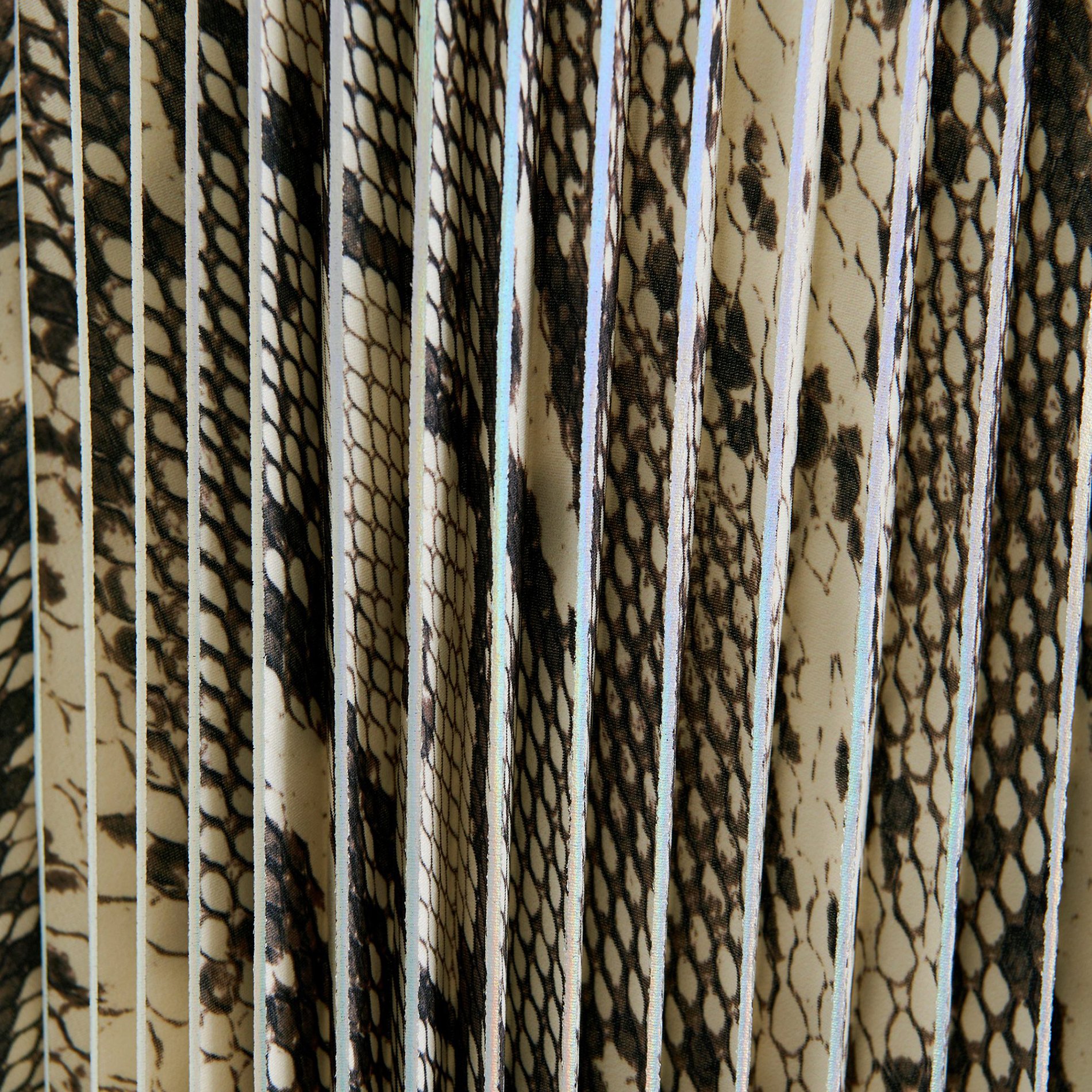 Jupe mi-longue plissée serpent ESSENTIEL ANTWERP Vert