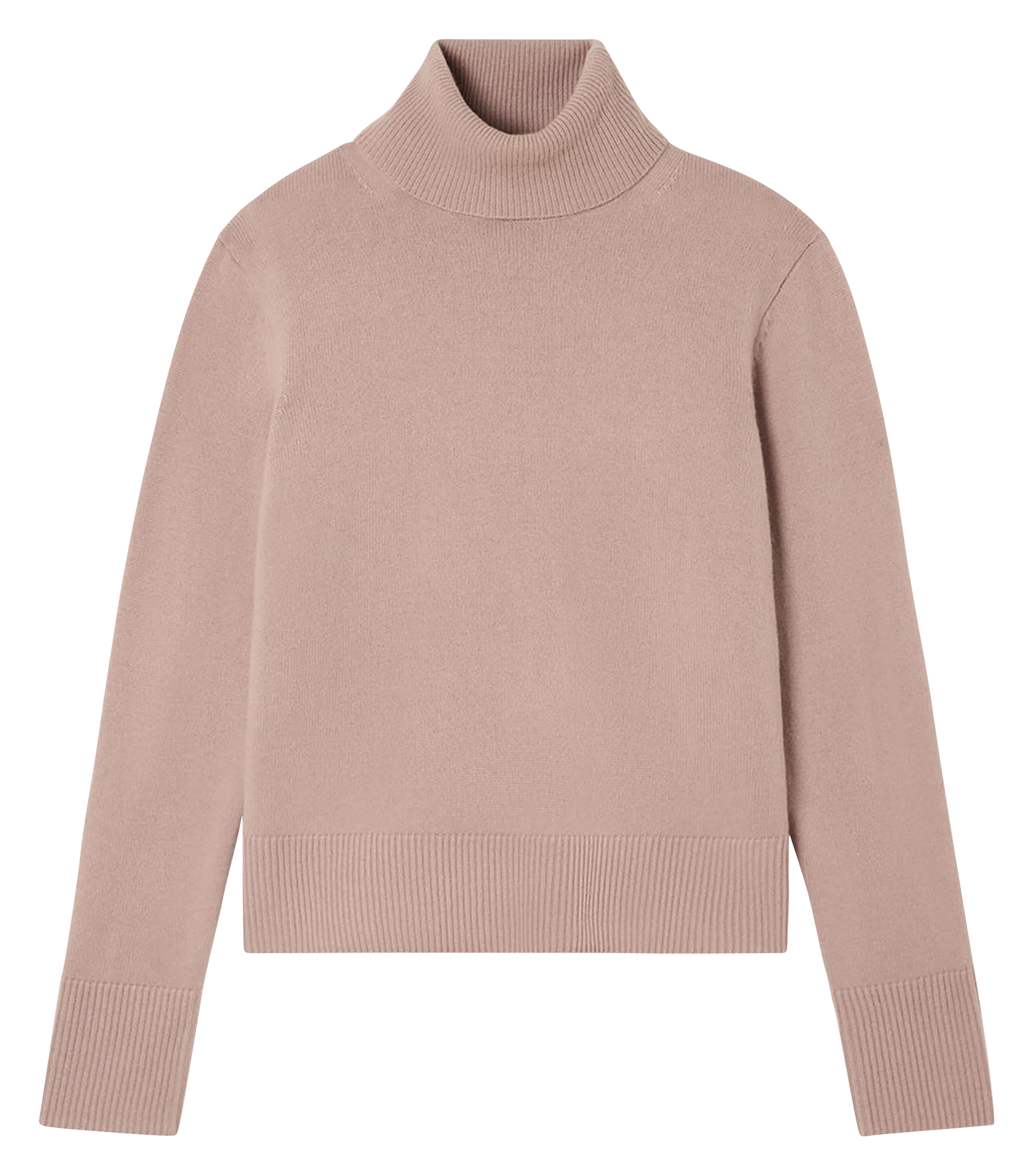 Solid wool turtleneck sweater TARA JARMON Beige