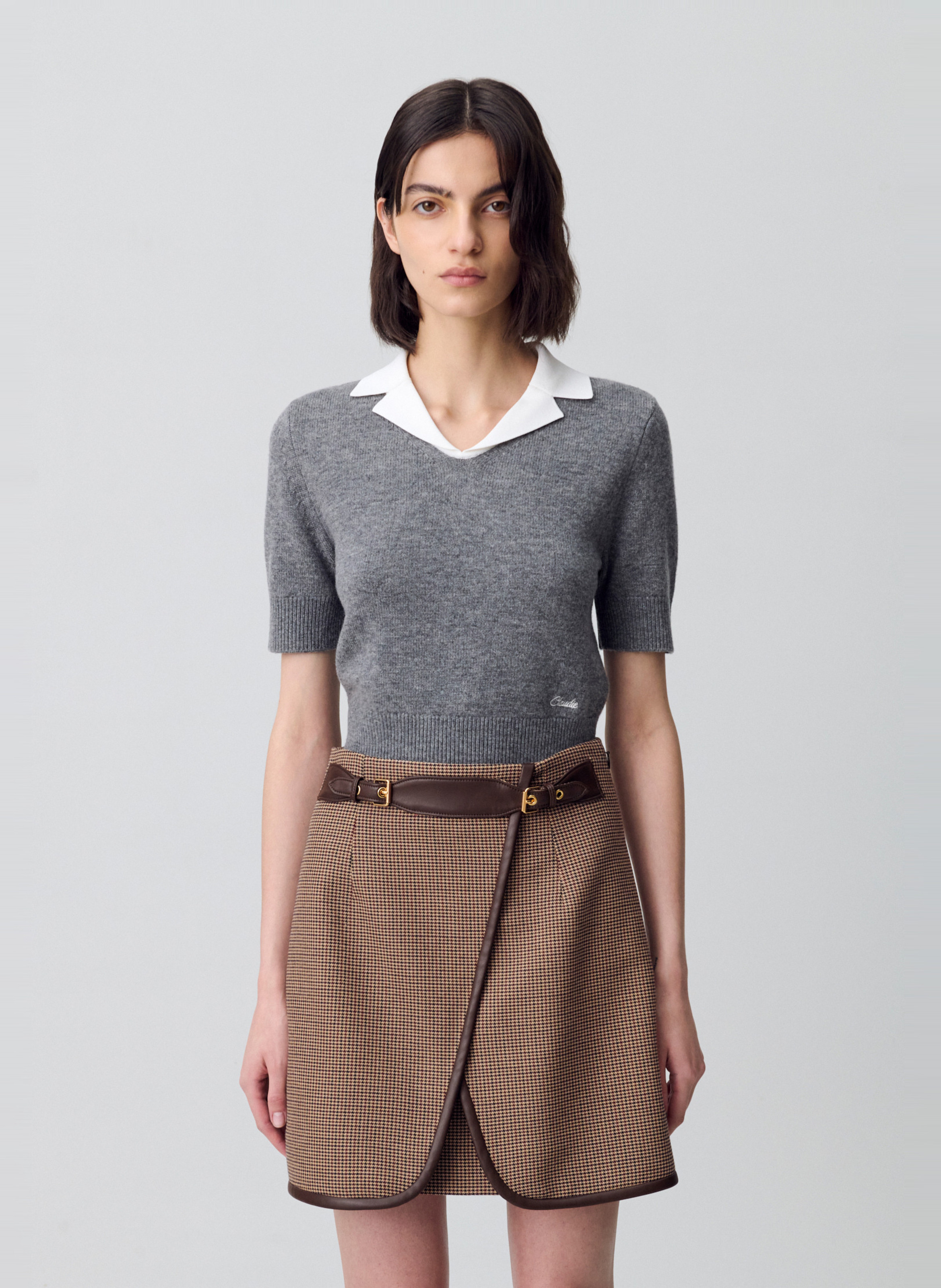 Short A-line skirt CLAUDIE PIERLOT Multicolored