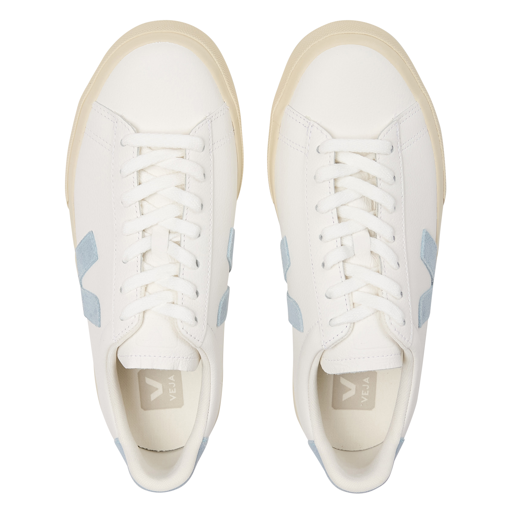 Niedrige Sneaker im Material-Mix VEJA Blau