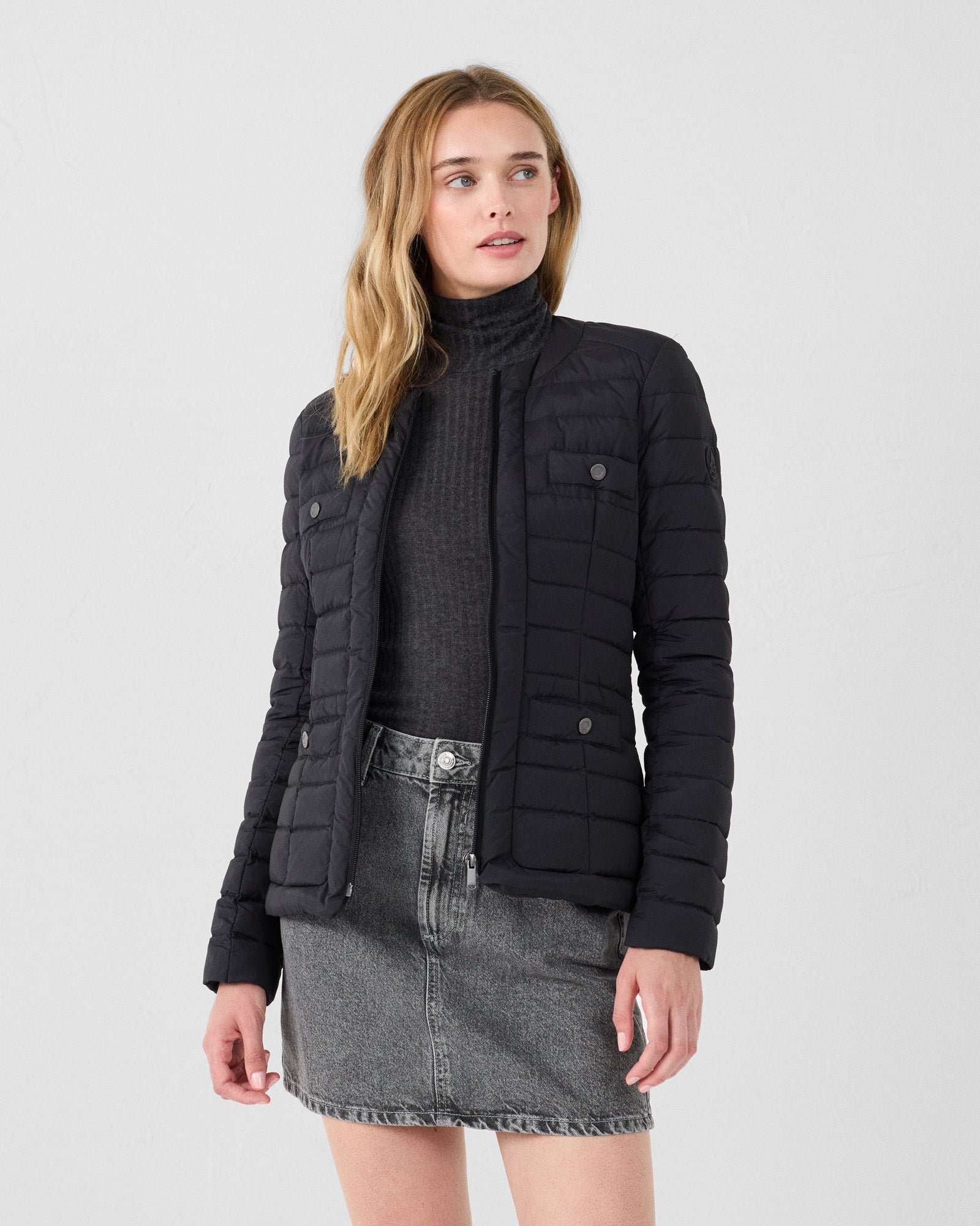 Ingrid tailored puffer jacket JOTT Black
