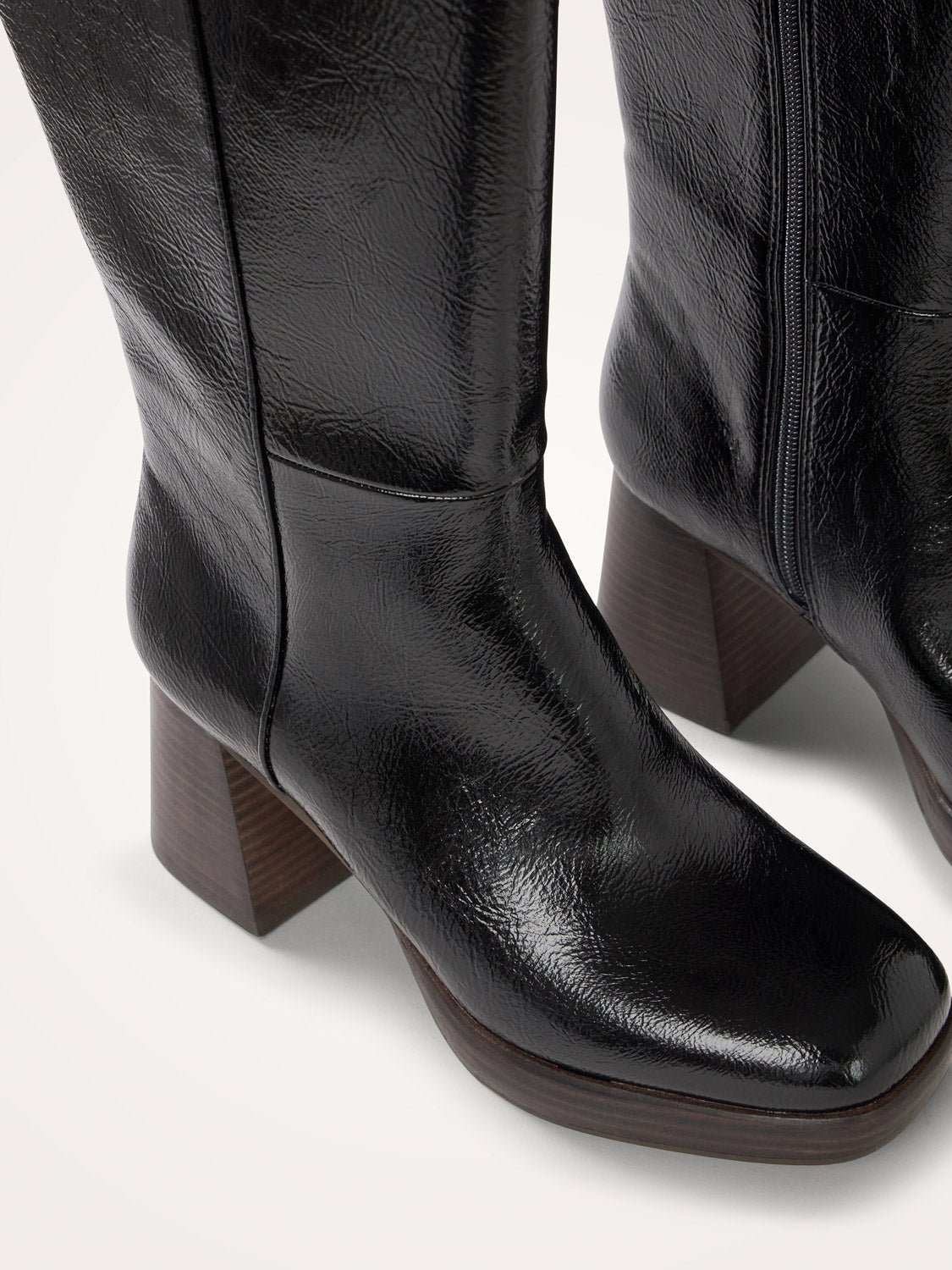 Bottes plateformes à talon VANESSA WU Noir