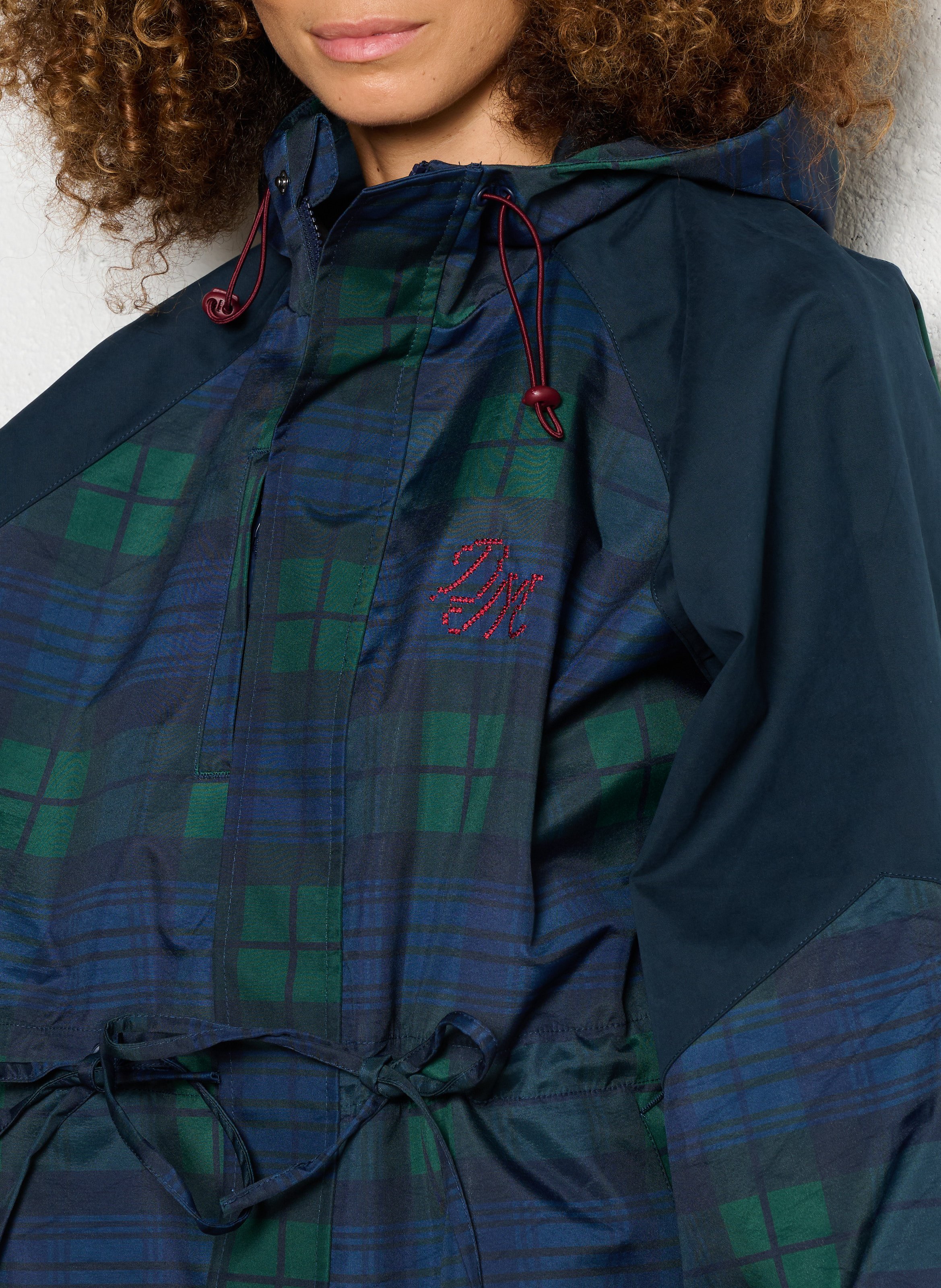 Oversized Printed Parka DAMSON MADDER Blue