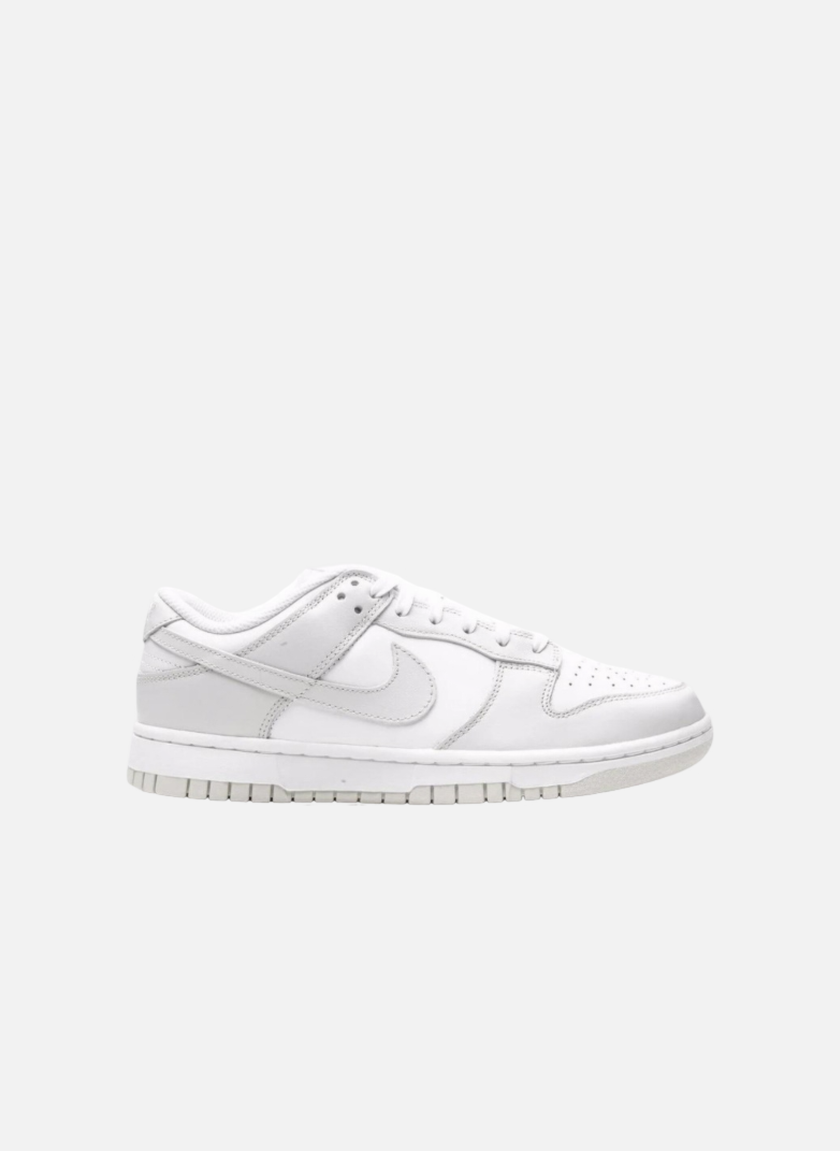 Leather low-top sneakers NIKE White