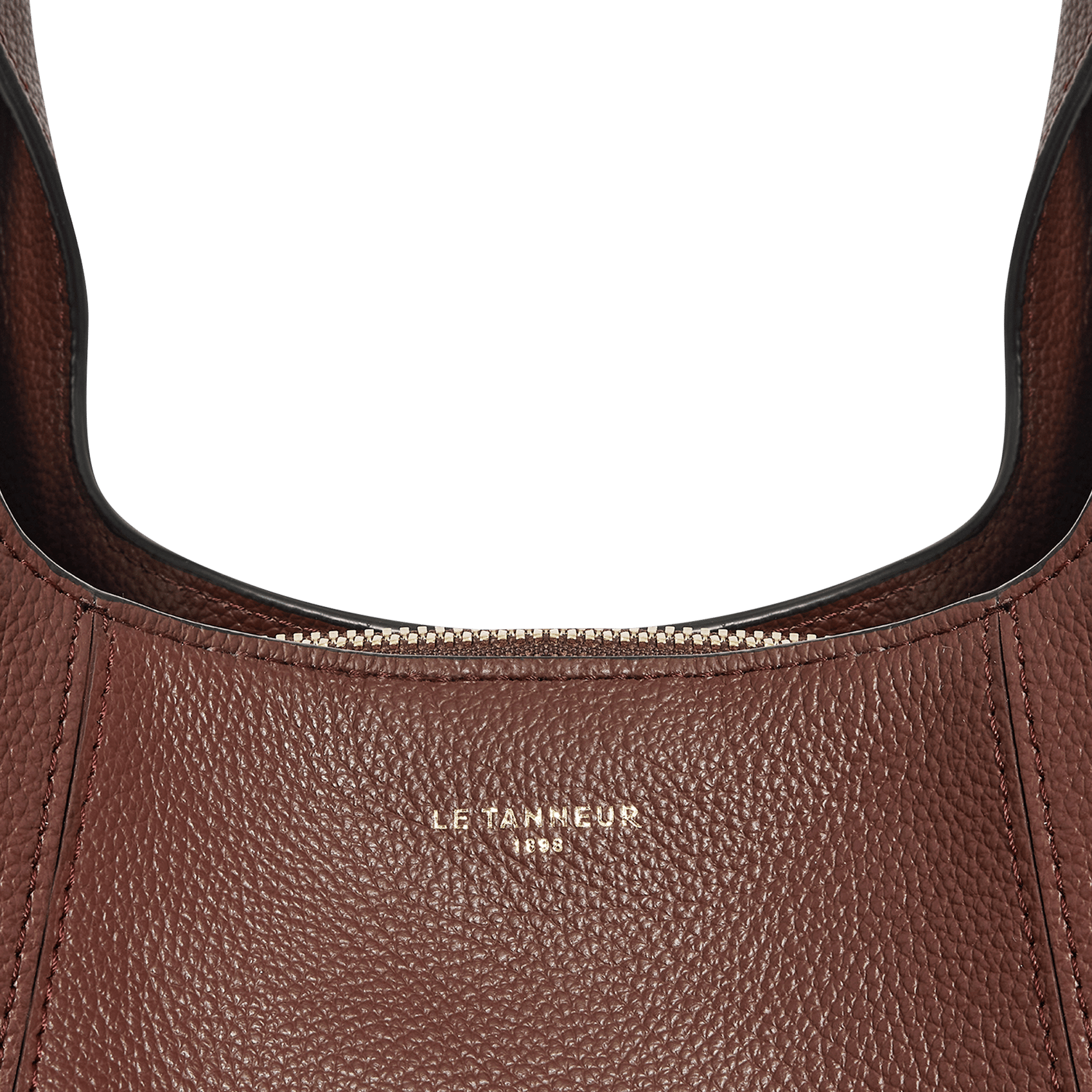 Sac porté épaule en cuir LE TANNEUR Marron