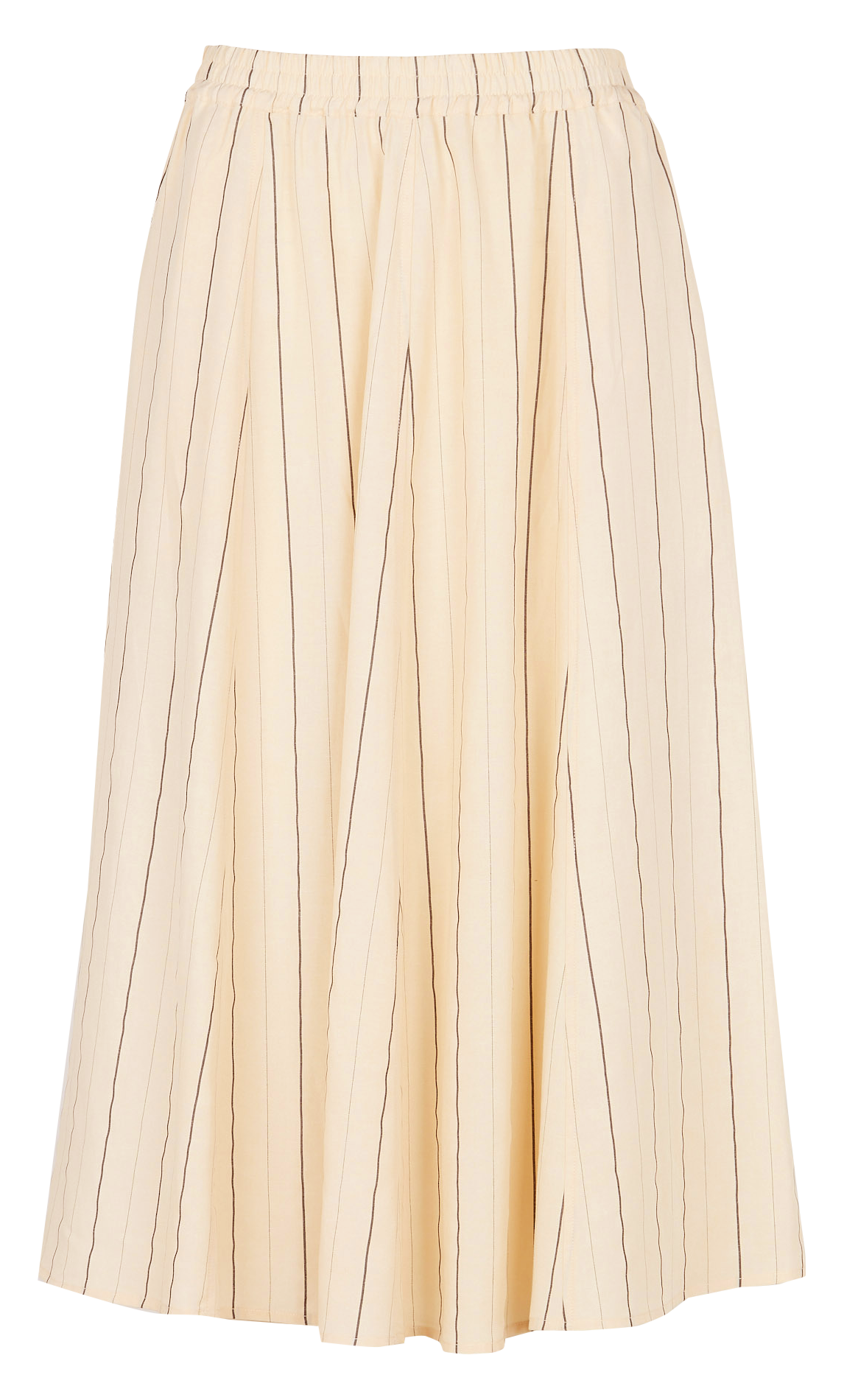 Jupe midi évasée rayée RUE DE TOKYO Multicolore