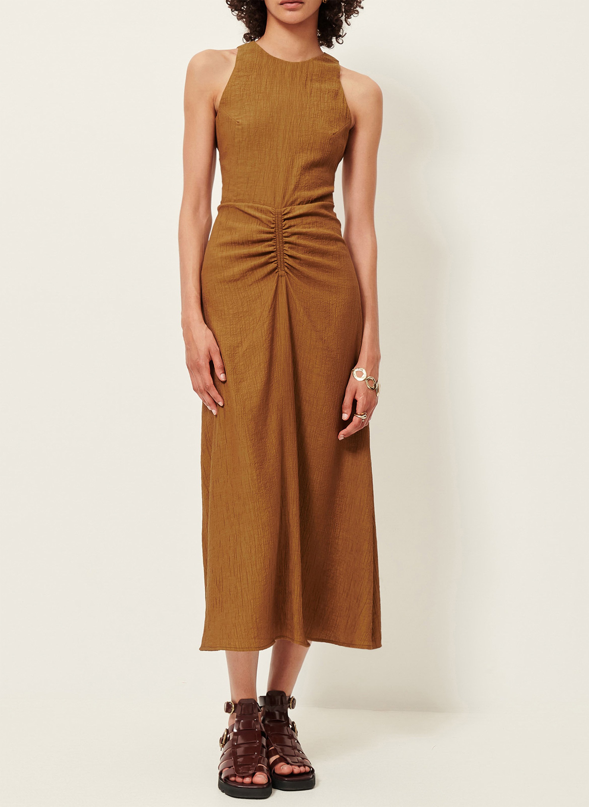 Midikleid mit Rundhalsausschnitt SESSUN