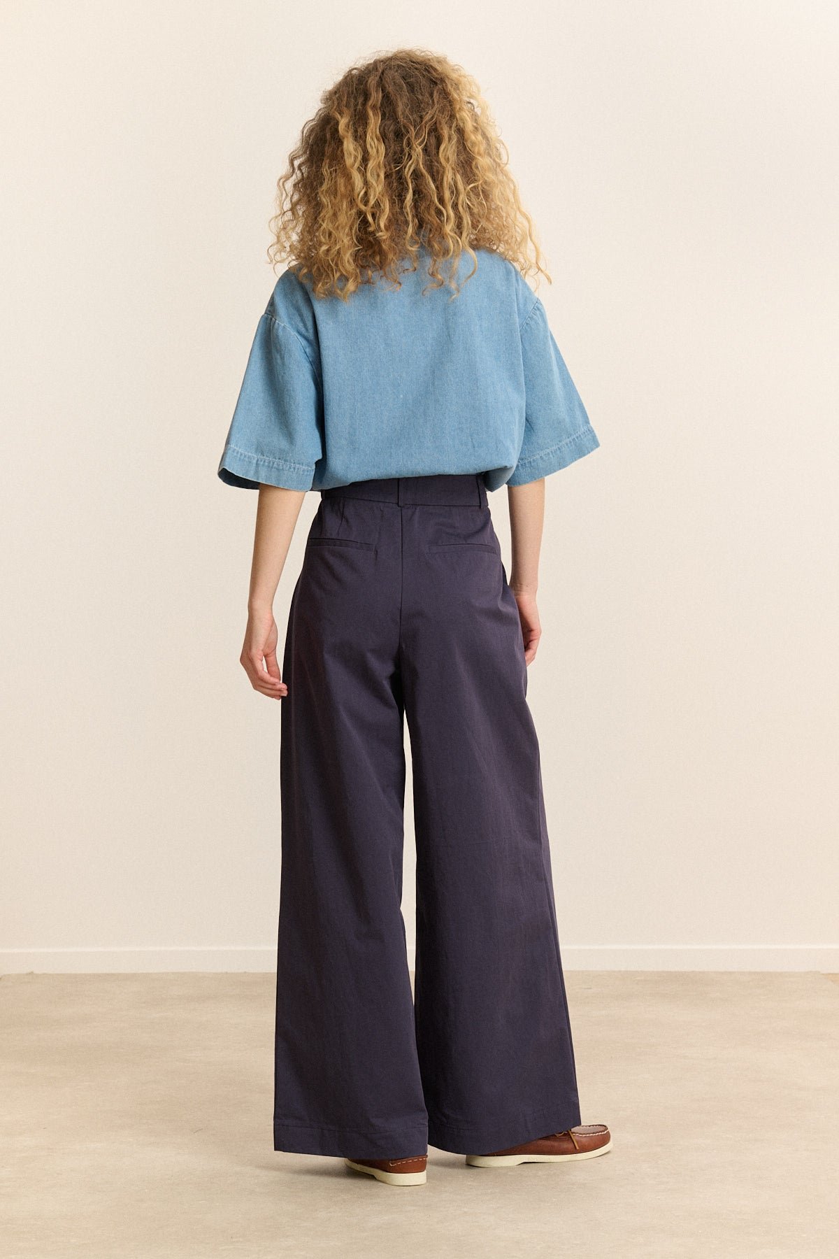 Wide pleated trousers  GARANCE PARIS Blue