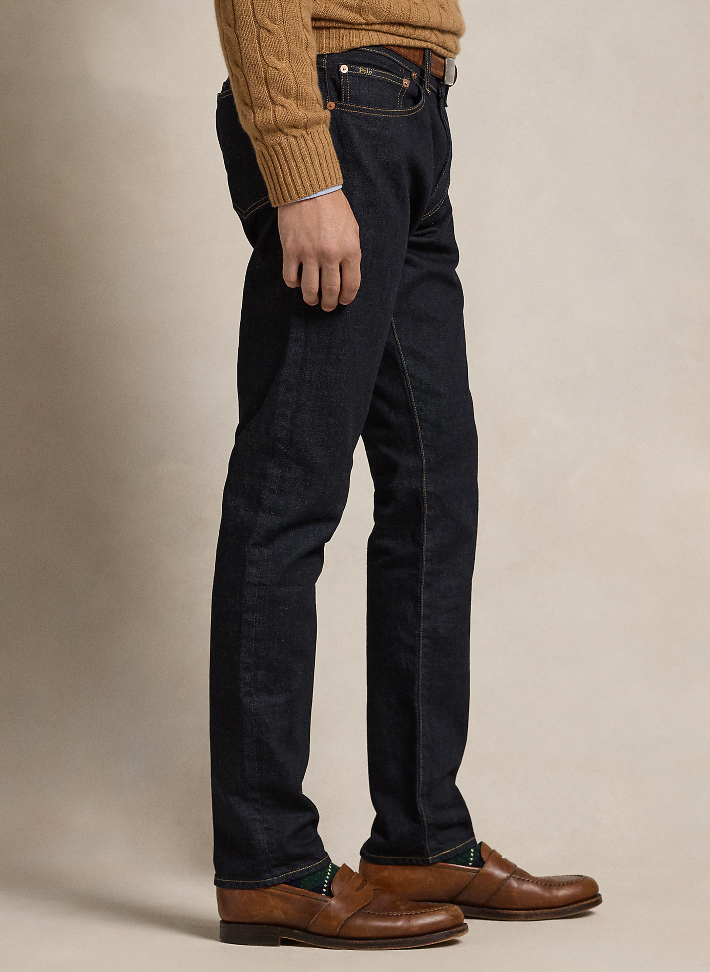 Slim-fit cotton-blend jeans POLO RALPH LAUREN Blue