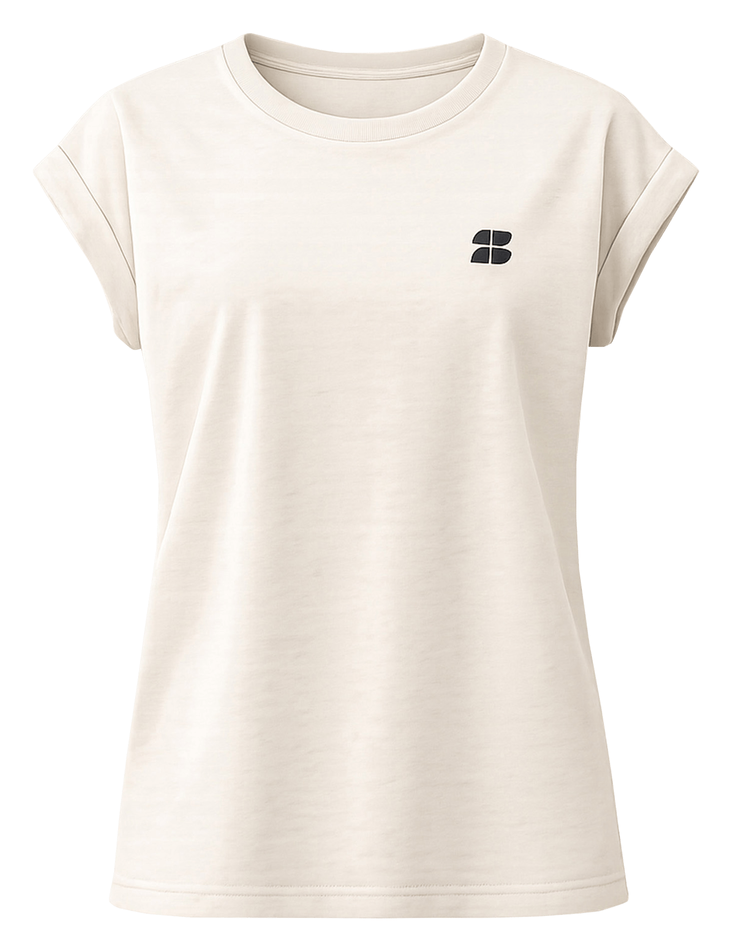 T-shirt van biokatoen met ronde hals BY BAR Roze