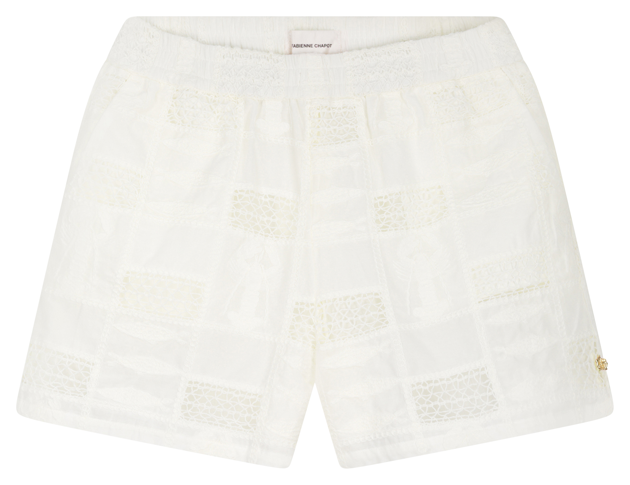 Shorts corti in cotone FABIENNE CHAPOT Bianco