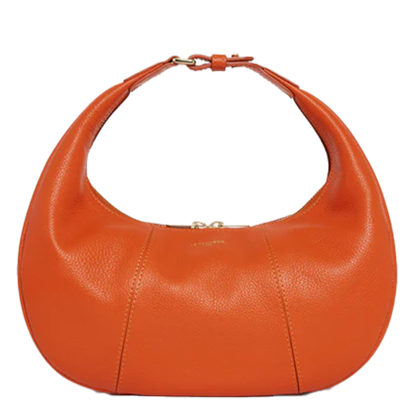 Kleine Hobo-Tasche mit Reißverschluss aus genarbtem Leder LE TANNEUR