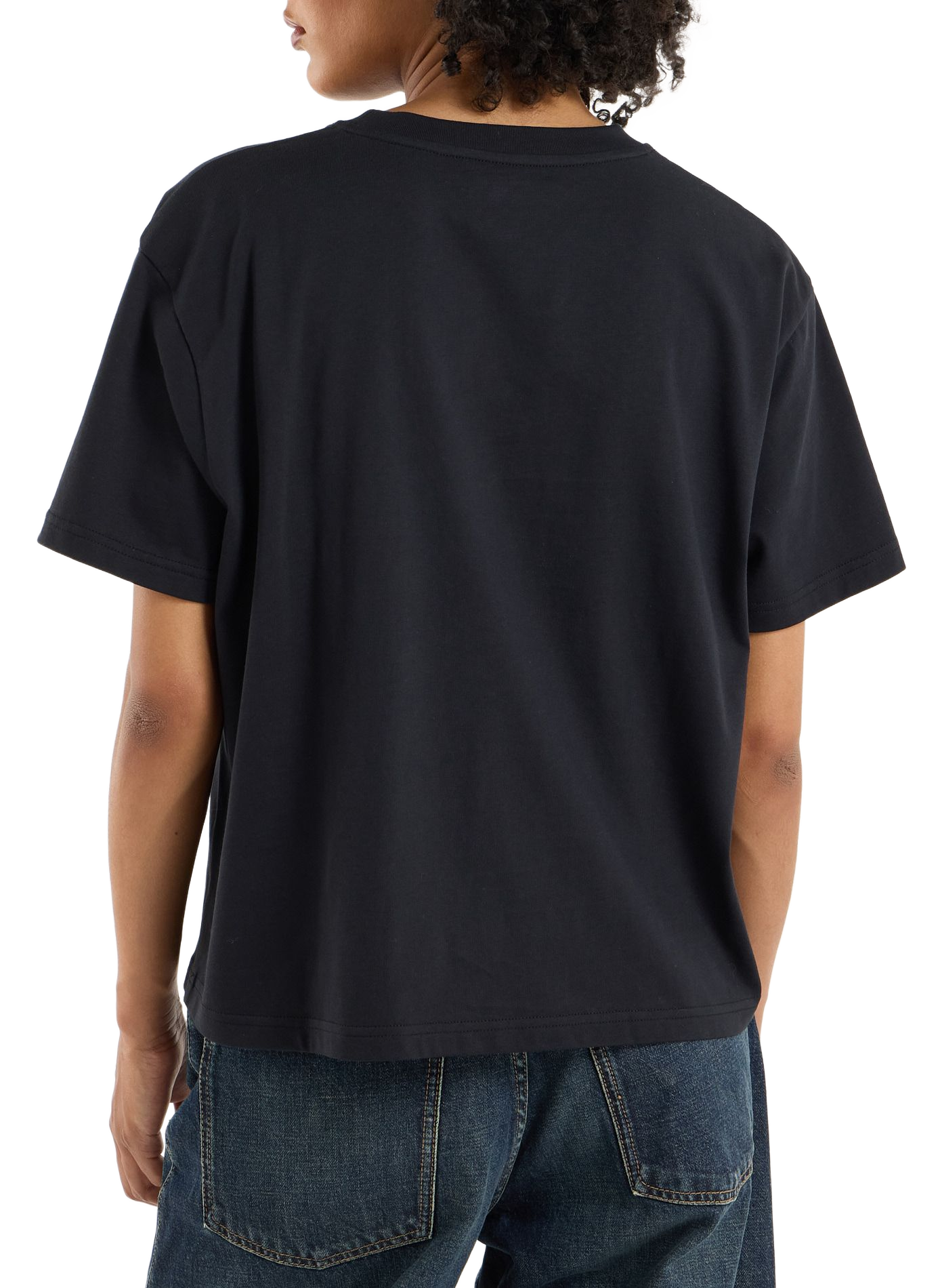 Vintage cotton T-shirt. SAISON 1865 Black
