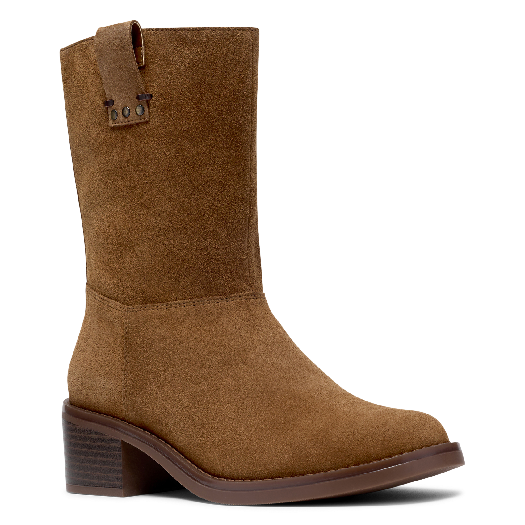 Bottines en cuir CLARKS Marron
