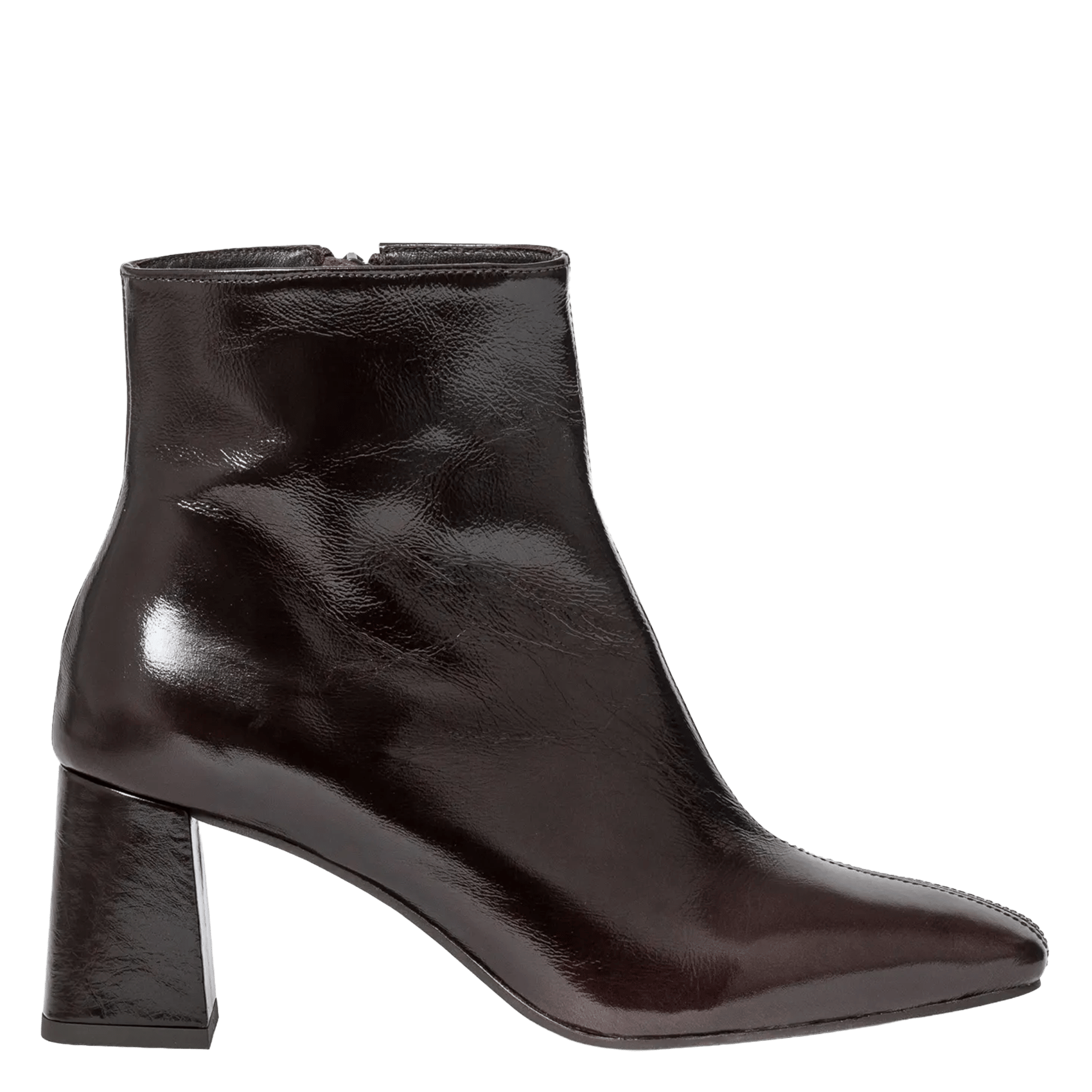 Patent leather ankle boots BOCAGE
