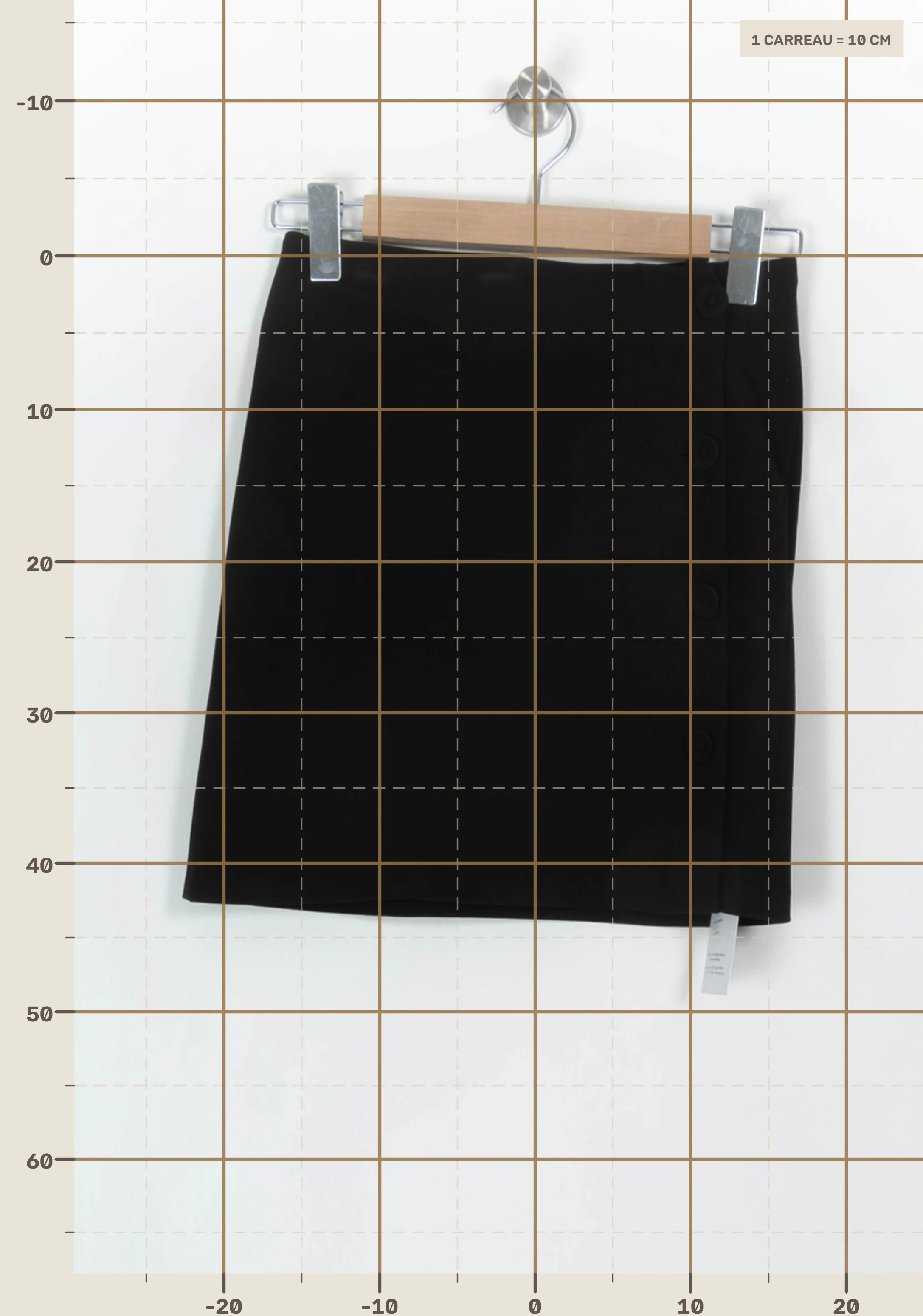 Short & midi skirt TARA JARMON - Seconde Main Black