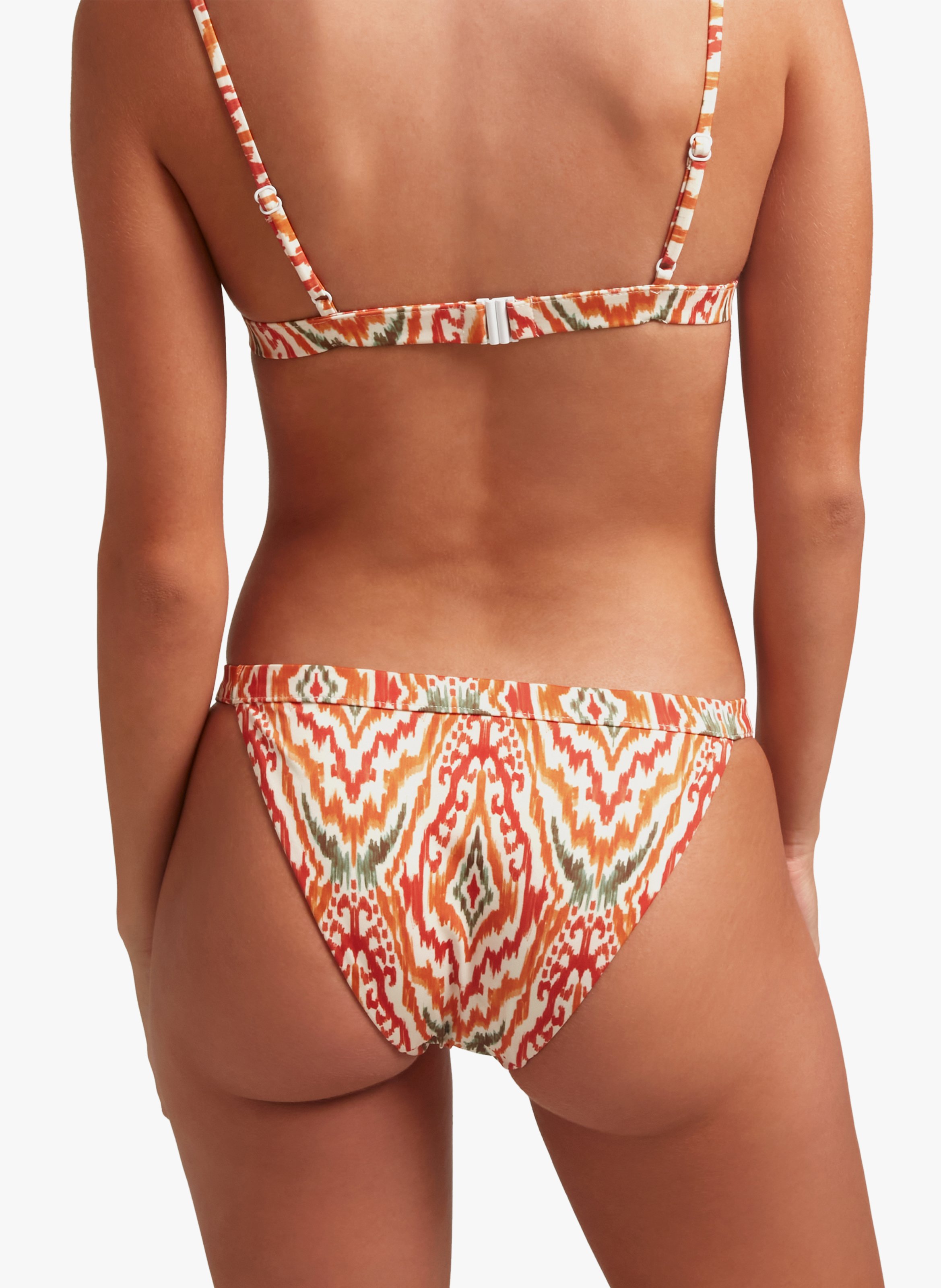 Bas de bikini triangle imprimé  ROBIN COLLECTION Multicolore