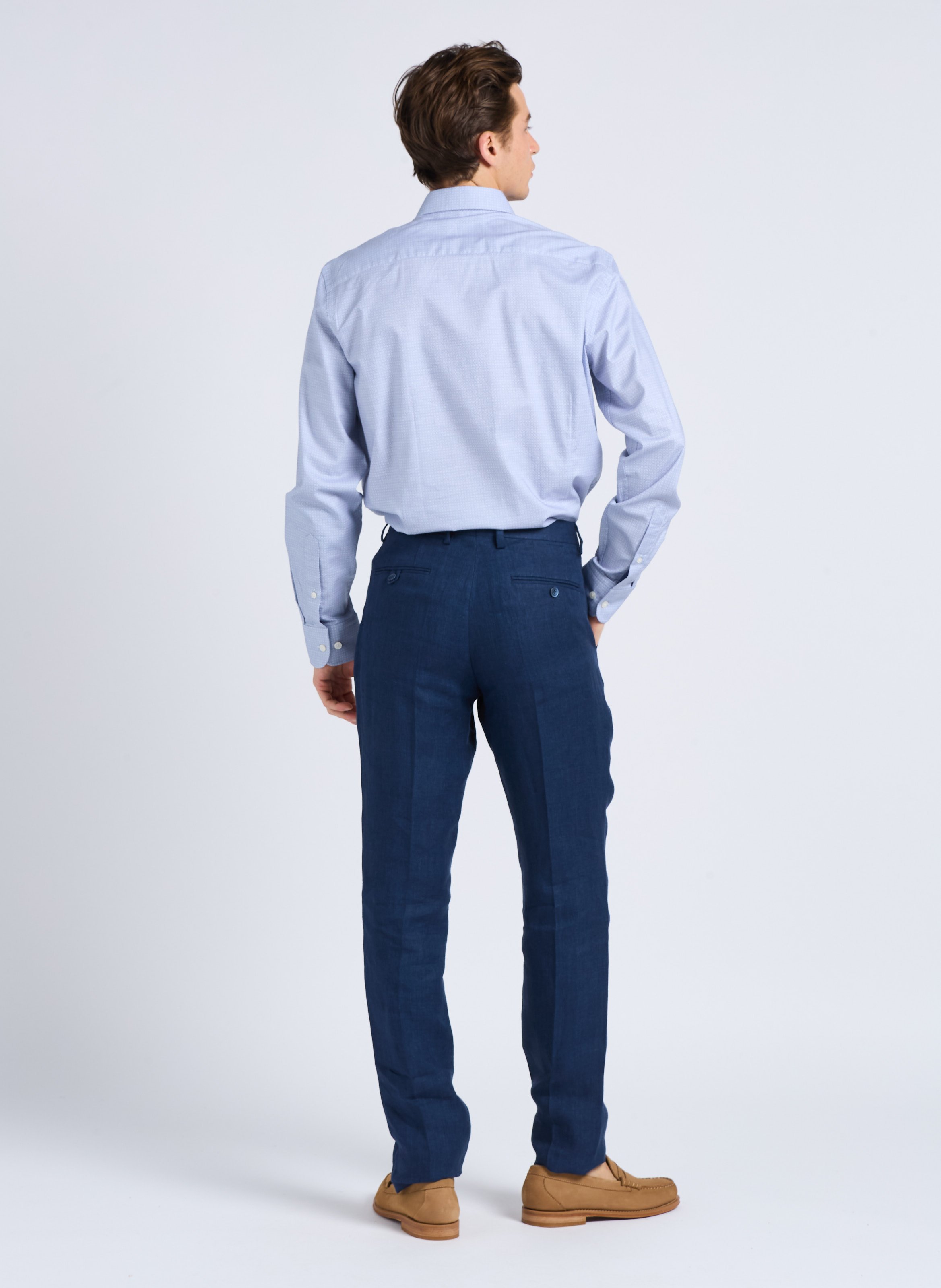 Mocassins en cuir velours GH BASS Marron