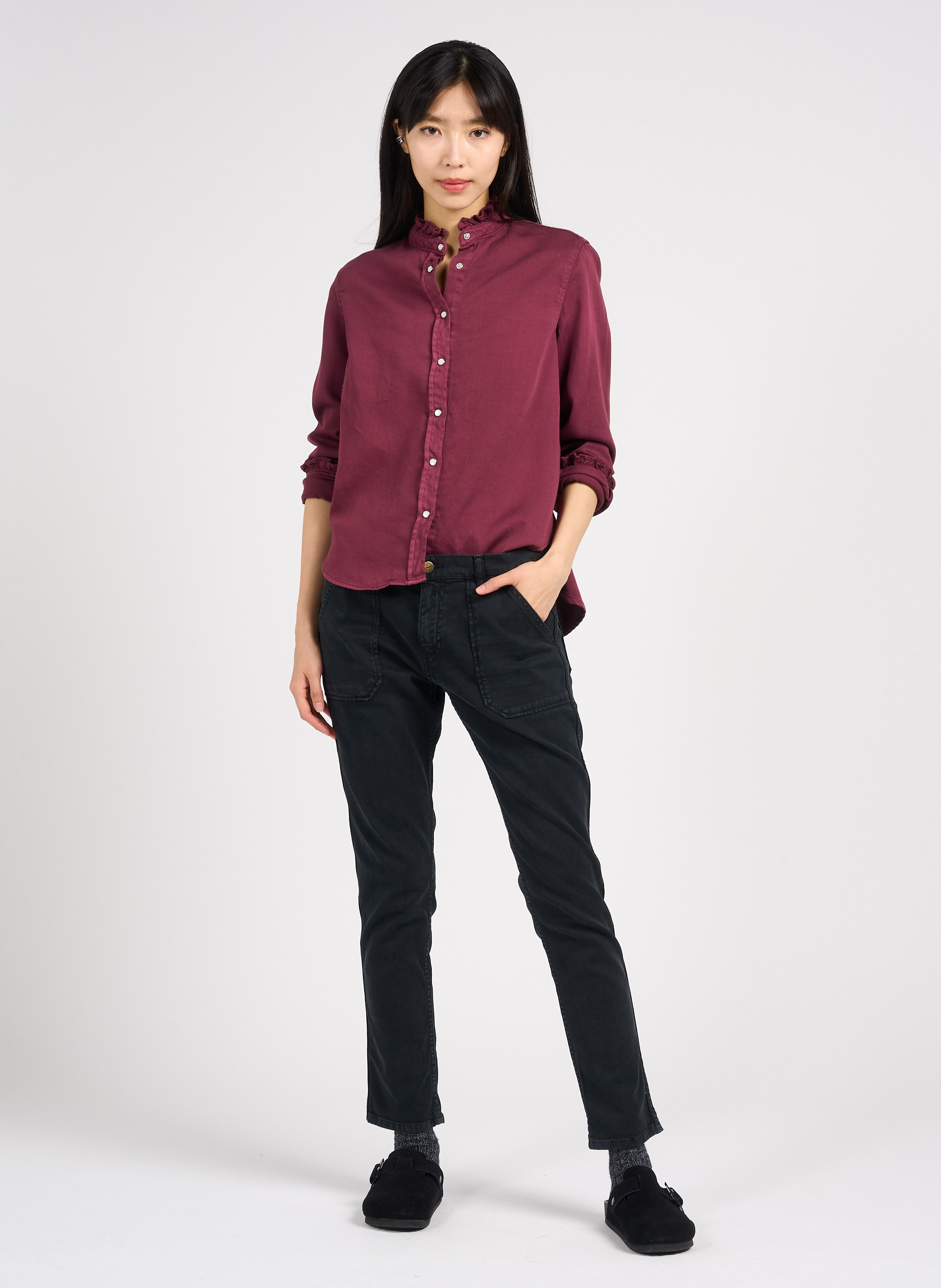 Slim-fit jeans | katoenblend ACQUAVERDE Zwart