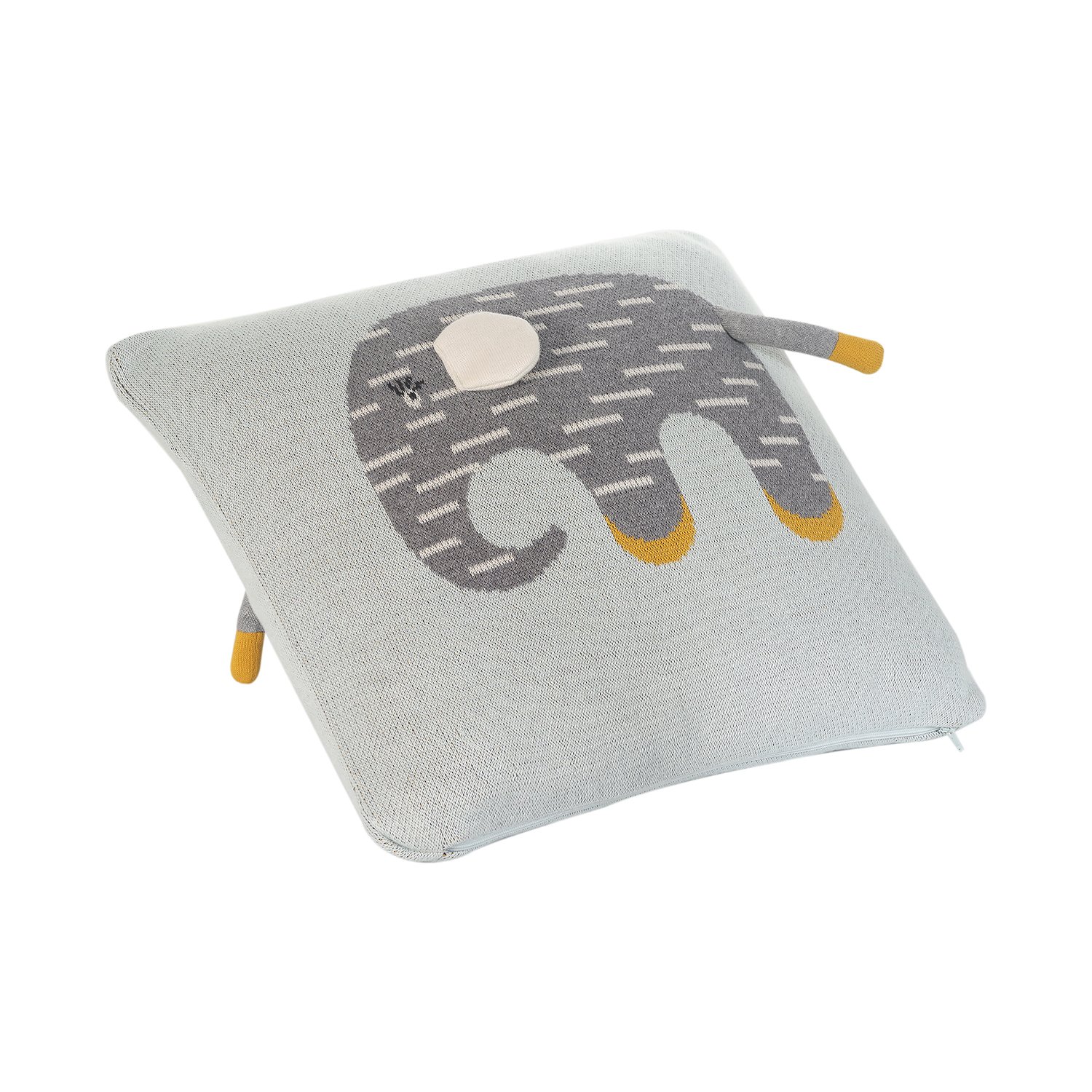 Rainbow cotton baby cushion cover KINDSGUT Grey