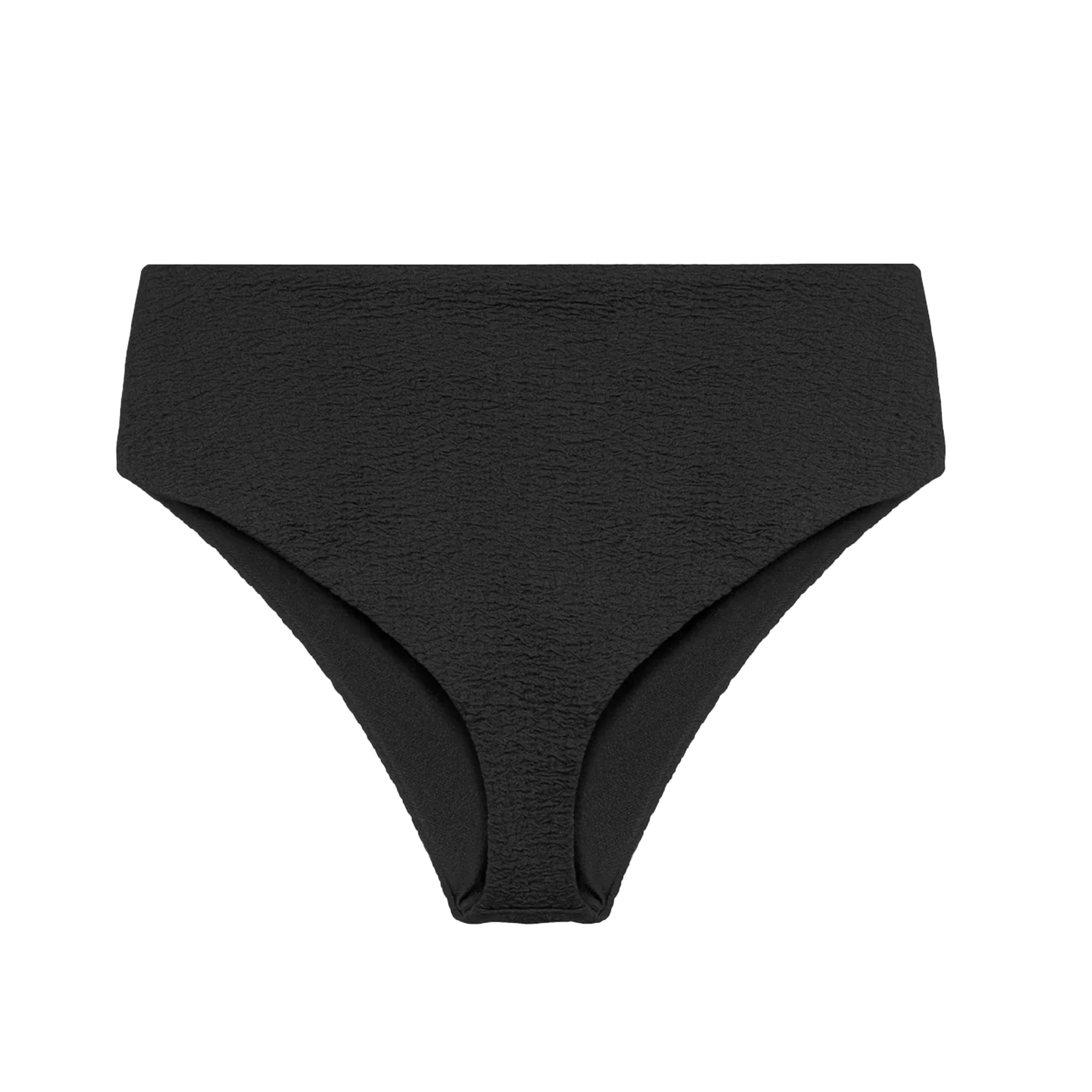 Bas de bikini taille haute UNDRESS CODE Noir