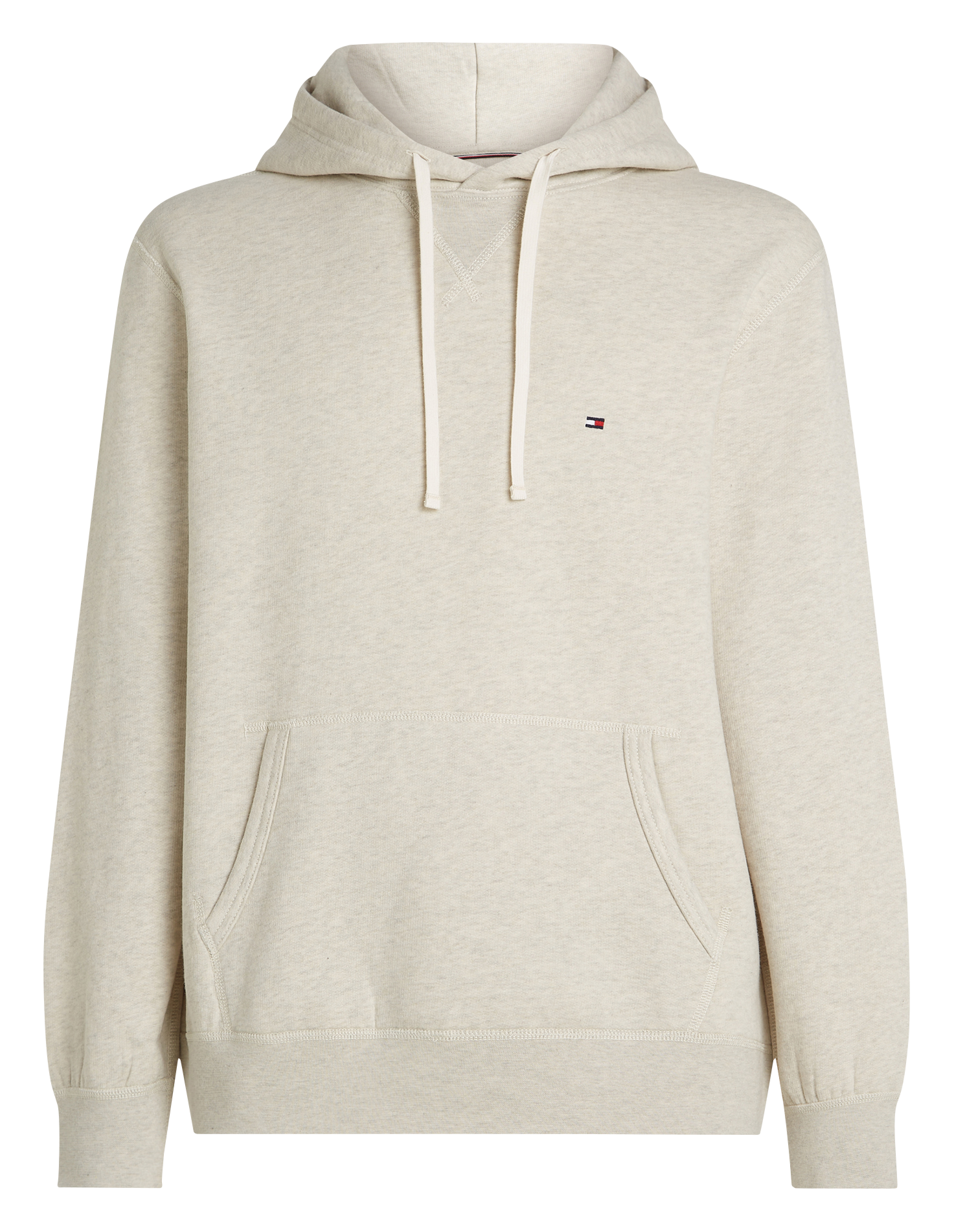 Cotton-blend hooded sweatshirt TOMMY HILFIGER Beige