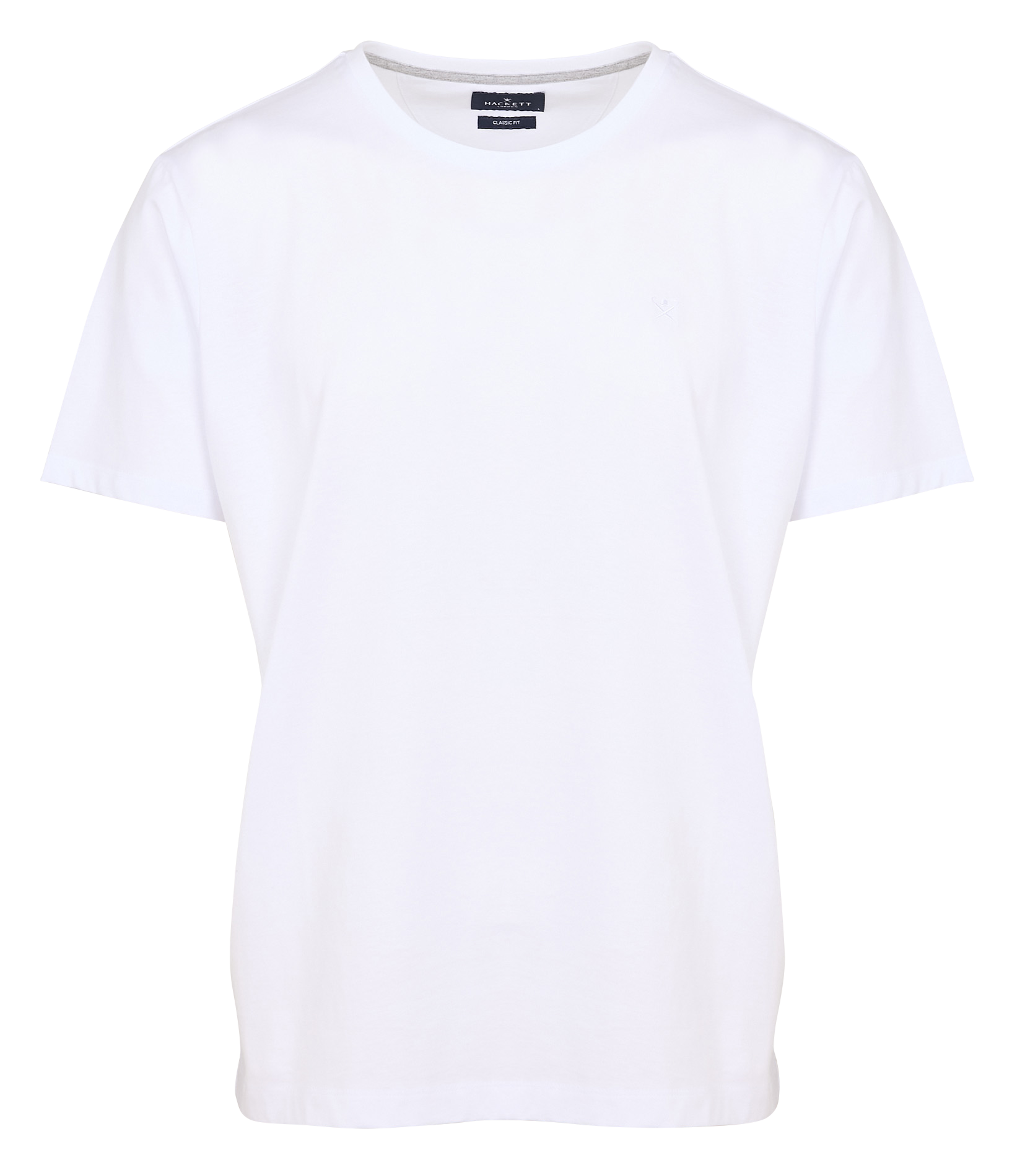 Tone-on-tone logo cotton t-shirt HACKETT White