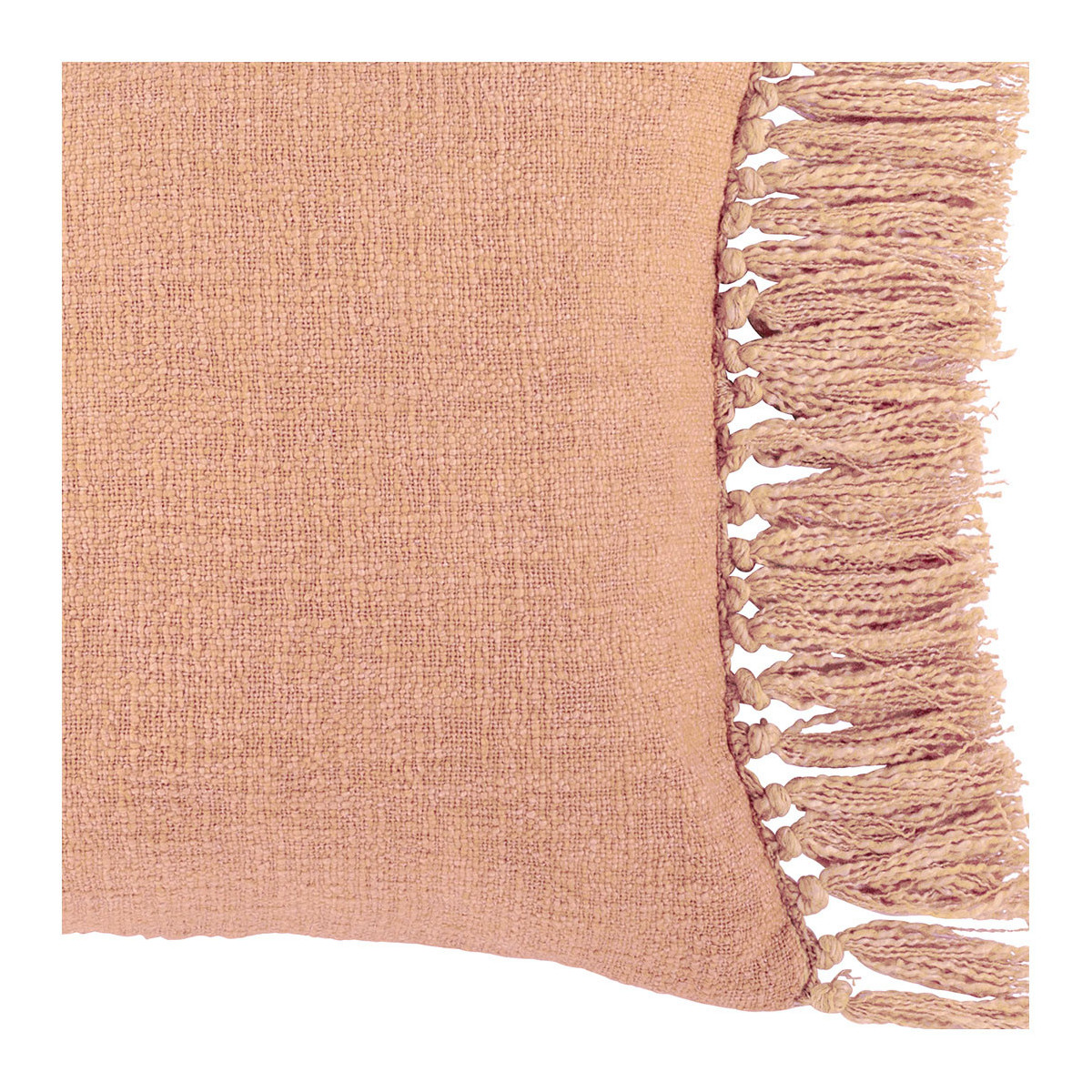 Iridescent velvet cushion cover BLANC D'IVOIRE Pink