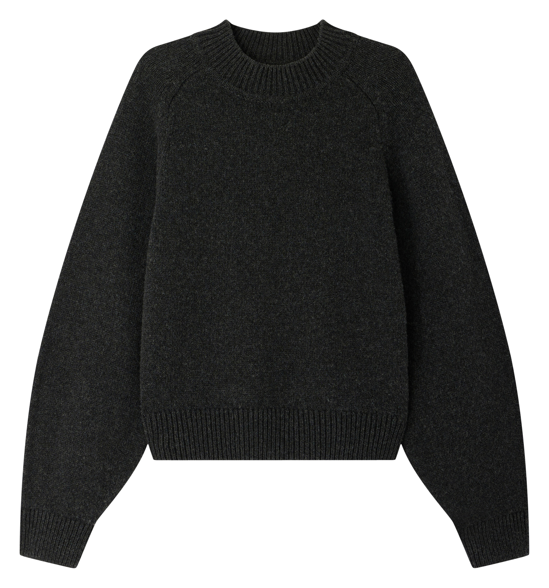 Straight wool-blend sweater Grey
