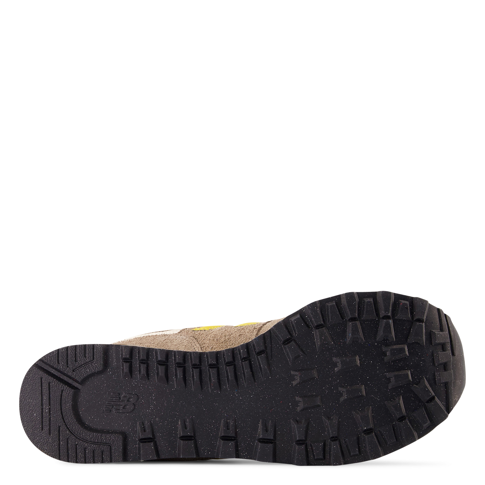 Low-top leather mix sneakers NEW BALANCE Brown