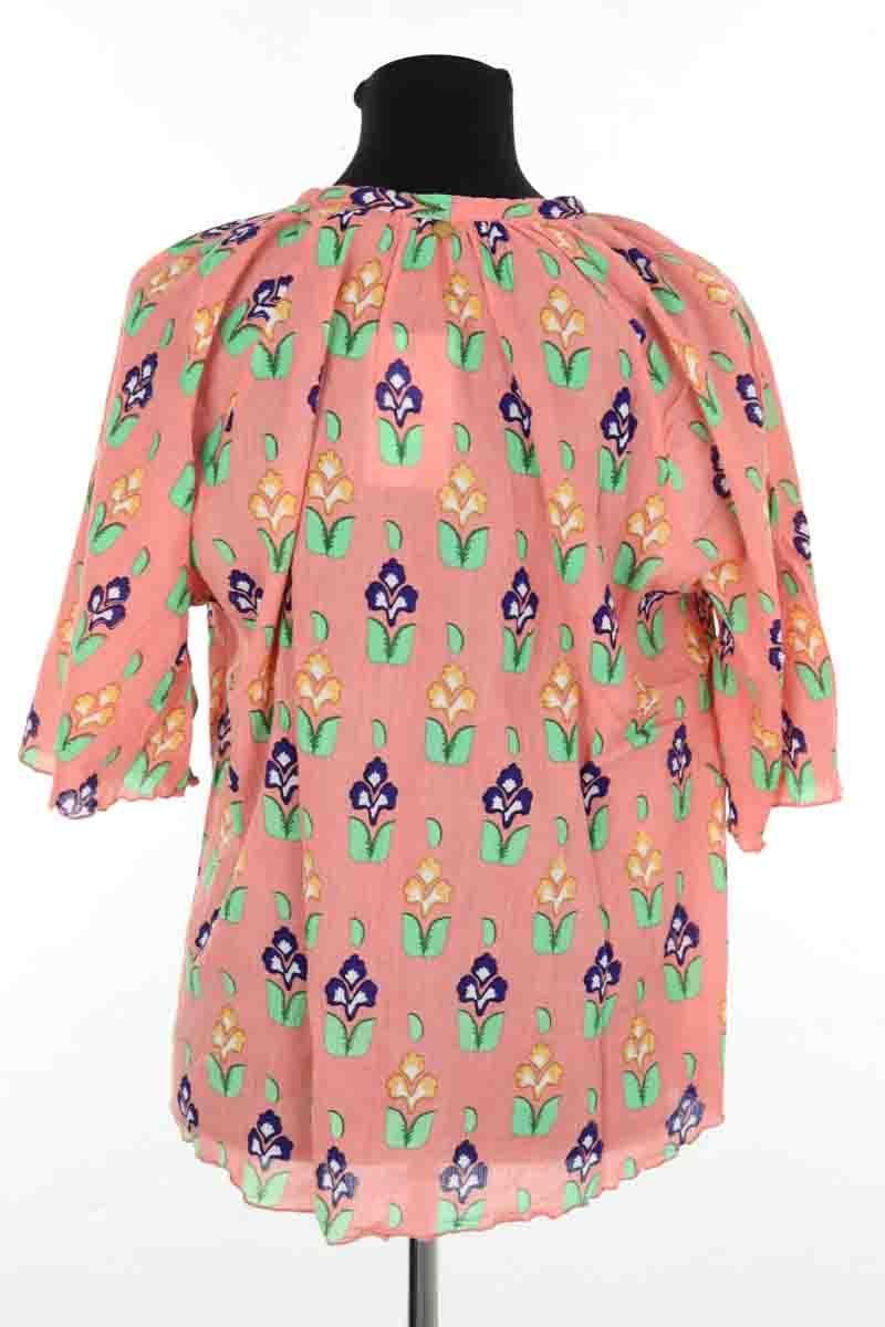 Cotton blouse ANTIK BATIK - Seconde Main Pink