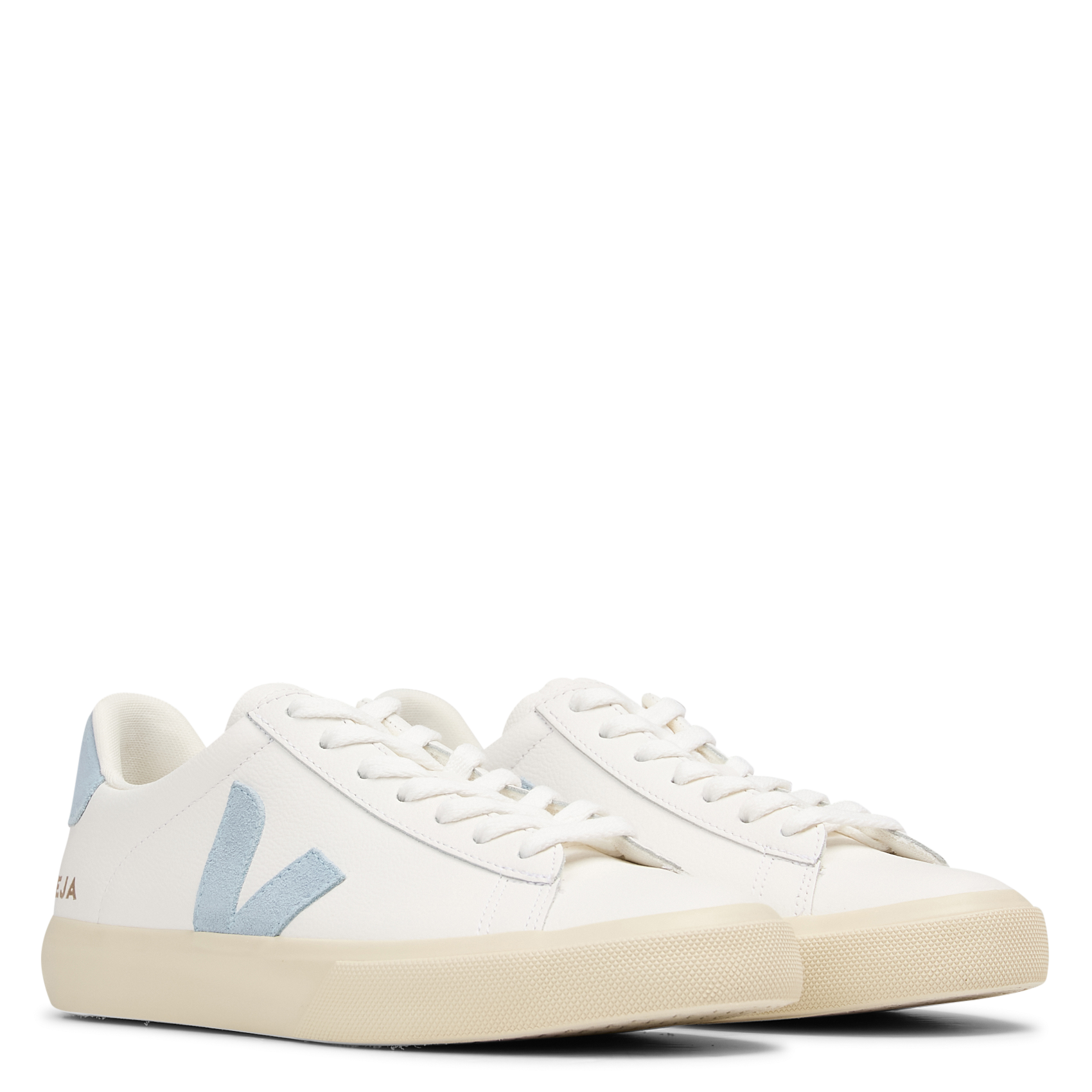 Niedrige Sneaker im Material-Mix VEJA Blau